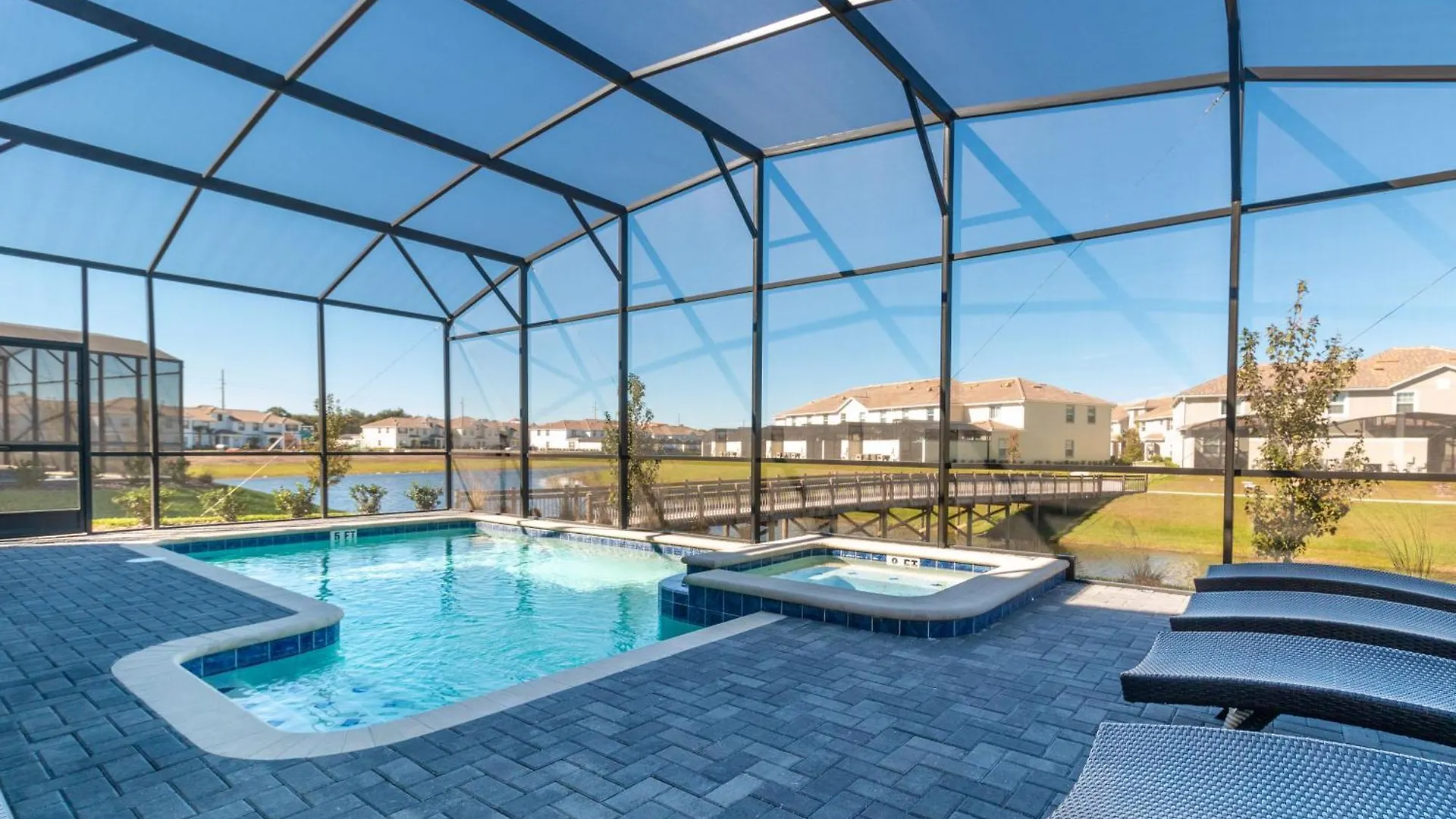 2957 Fs - Luxury Oasis: 6br Pool Game *