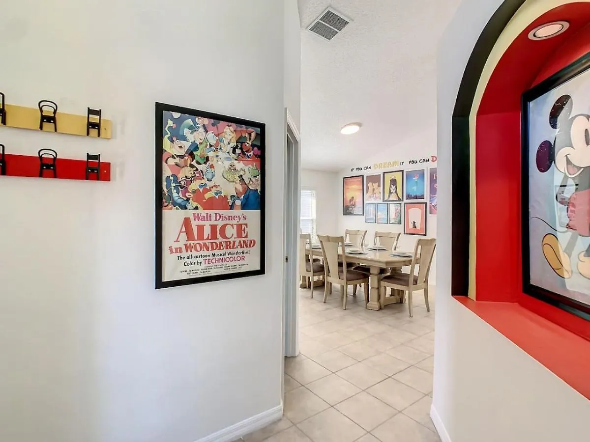 H8536 Single Level Pool 5 Bed Near * Kissimmee