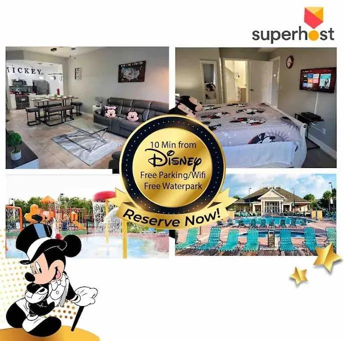 Holiday home The At Seven Dwarfs - 2624 Mickey - Near - Water Park Kissimmee