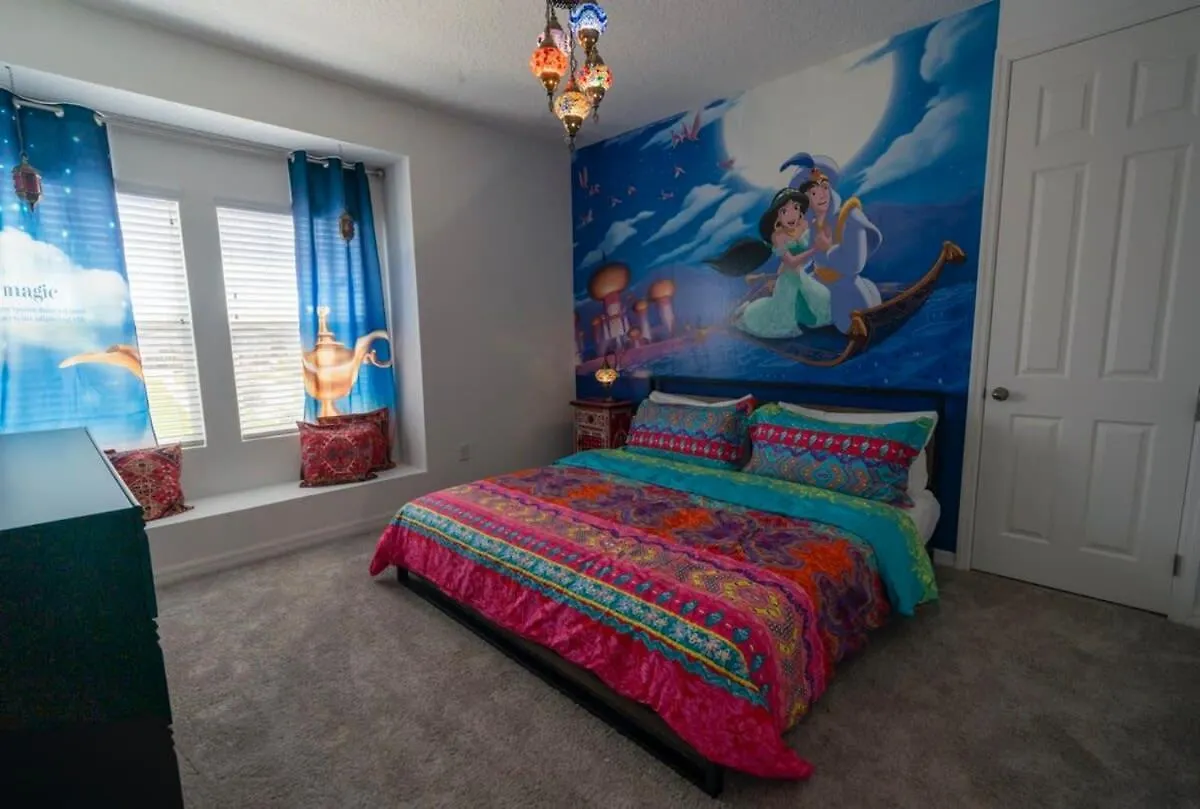 Magical 8br By W Pool Theme Game Rms Villa