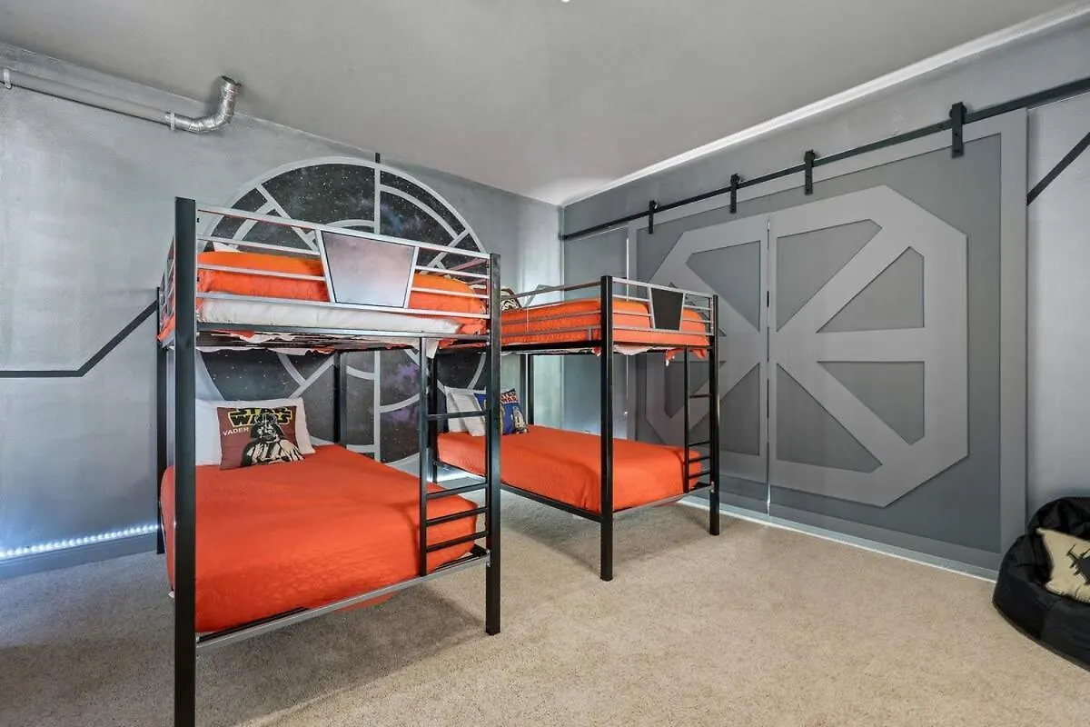 Villa Game Heated Pool Cinema 6mi To Kissimmee