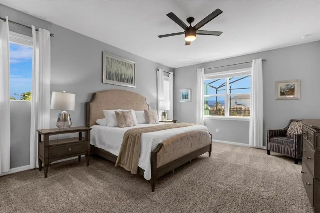 7 Bedrooms- 6,5 Bathrooms- Solara 1502 Sr Holiday home Kissimmee