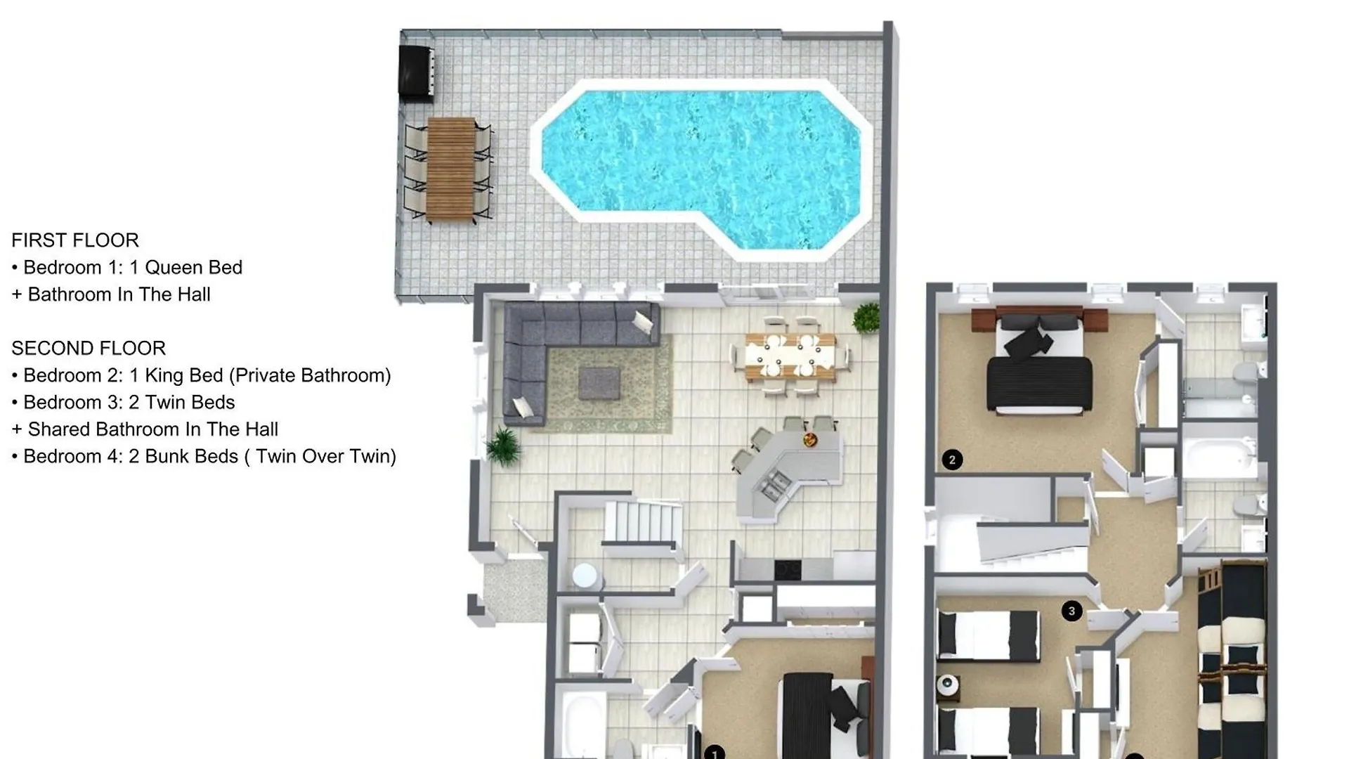 Holiday home 4 Bedroom- 3 Bathroom- Encantada 3150yl *