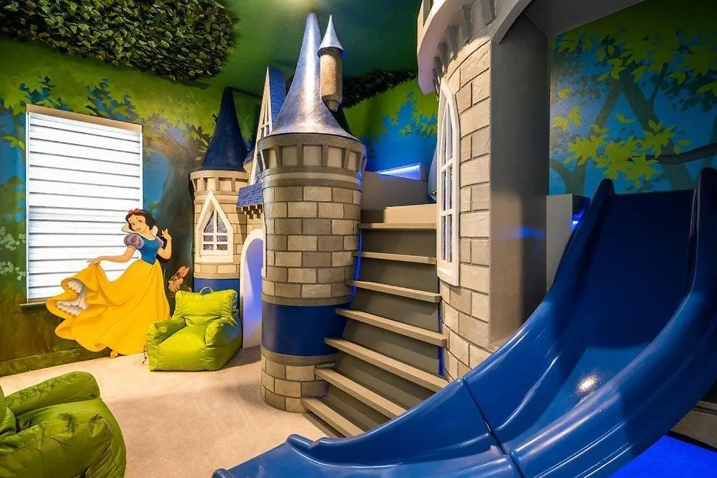 Modern 7 Bdrm Mansion With Themed Bedrooms At The Bear's Den Holiday home Kissimmee