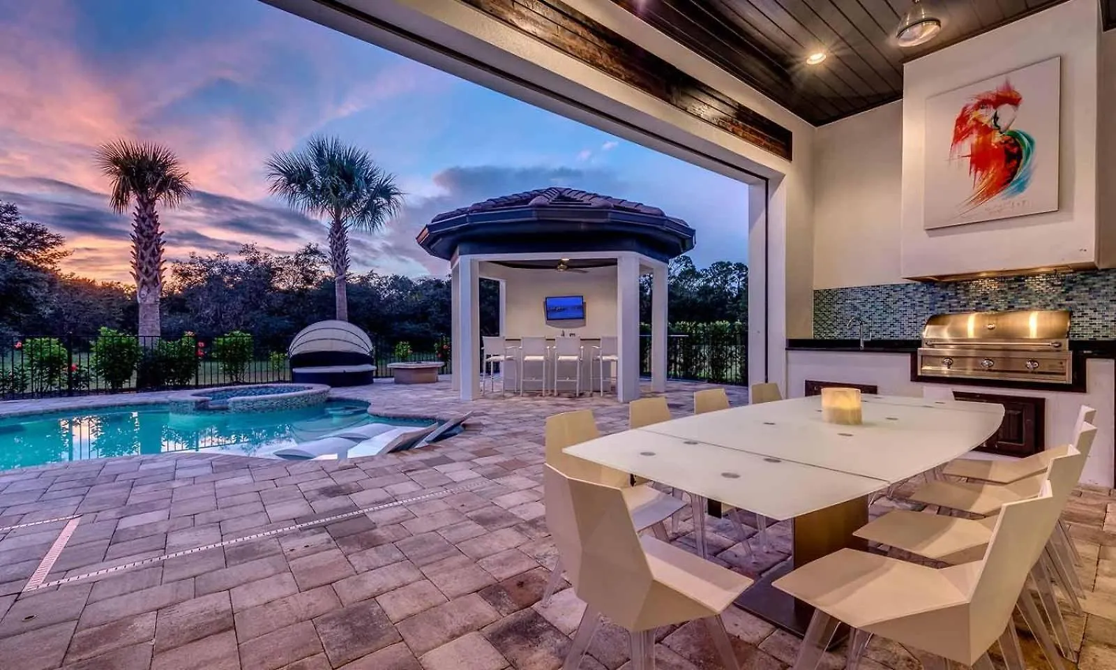Luxury 6 Bdrm Retreat With Gaming Loft Area At Reunion *