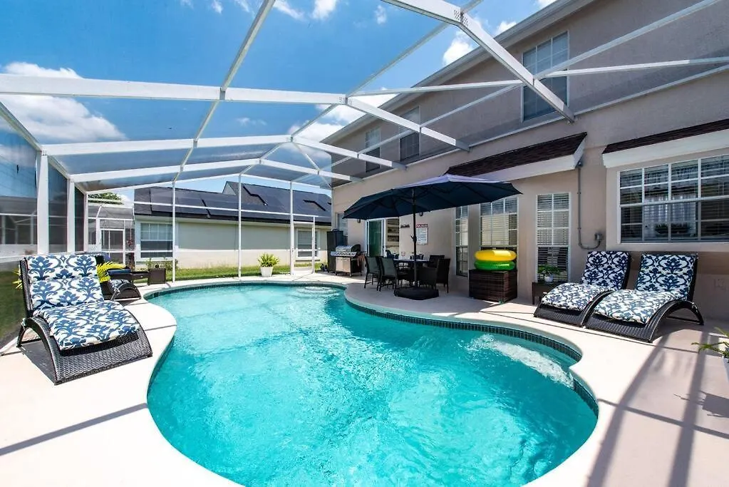 Holiday home Beautiful Near Disney, Heated Pool, Bbq, 4 Bedrooms