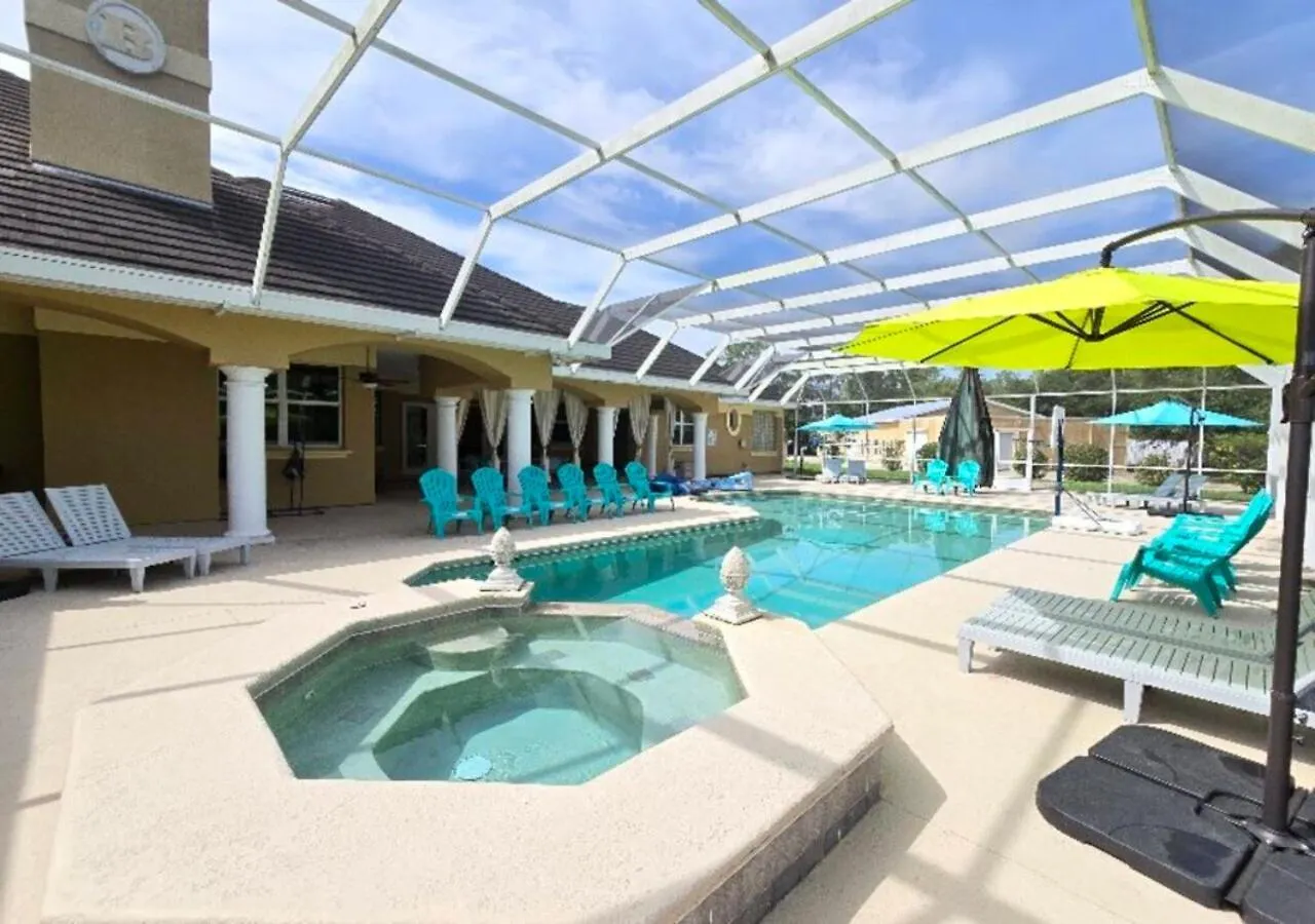 Villa Stars Manor-disney-universal-pool-22people