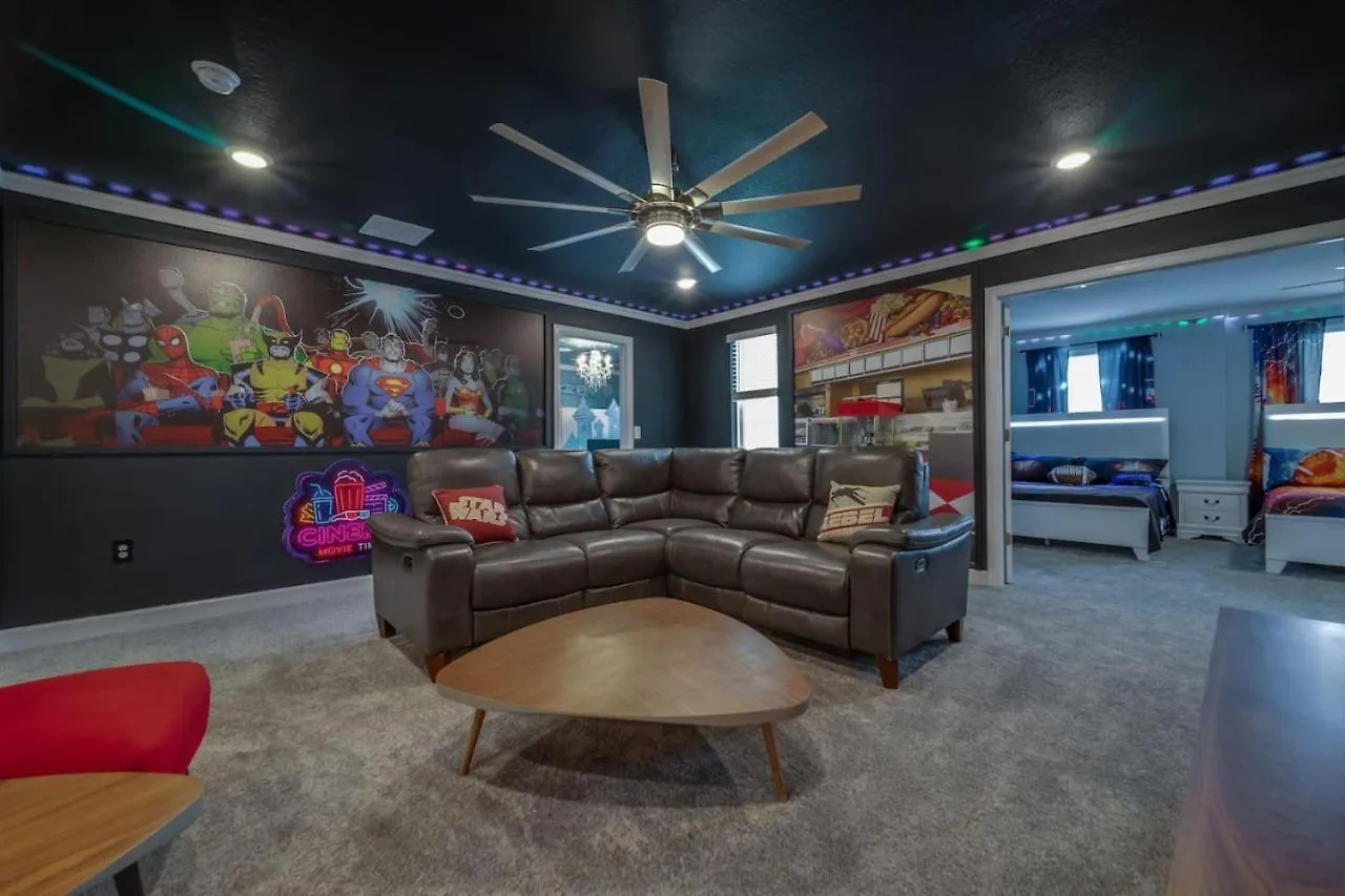 9 Bedroom Family Friendly Retreat -champions Gate Holiday home Kissimmee
