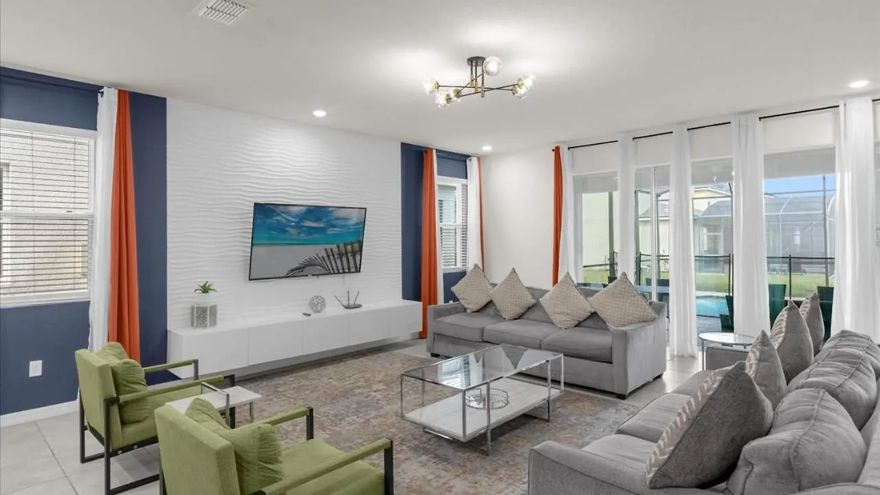 Majestic 9-bedroom Home: Luxury & Serenity Await Kissimmee