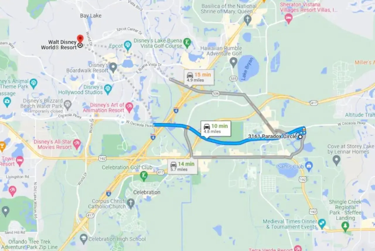 Storey Townhouse Near Orlando 4847 Holiday home *
