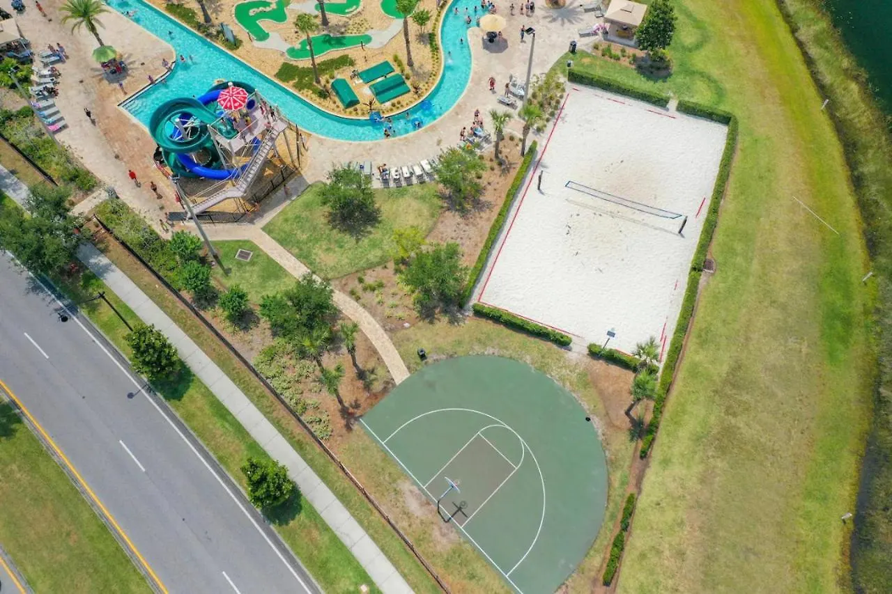Bright And Modern 4br Home,pool,slides,by Kissimmee