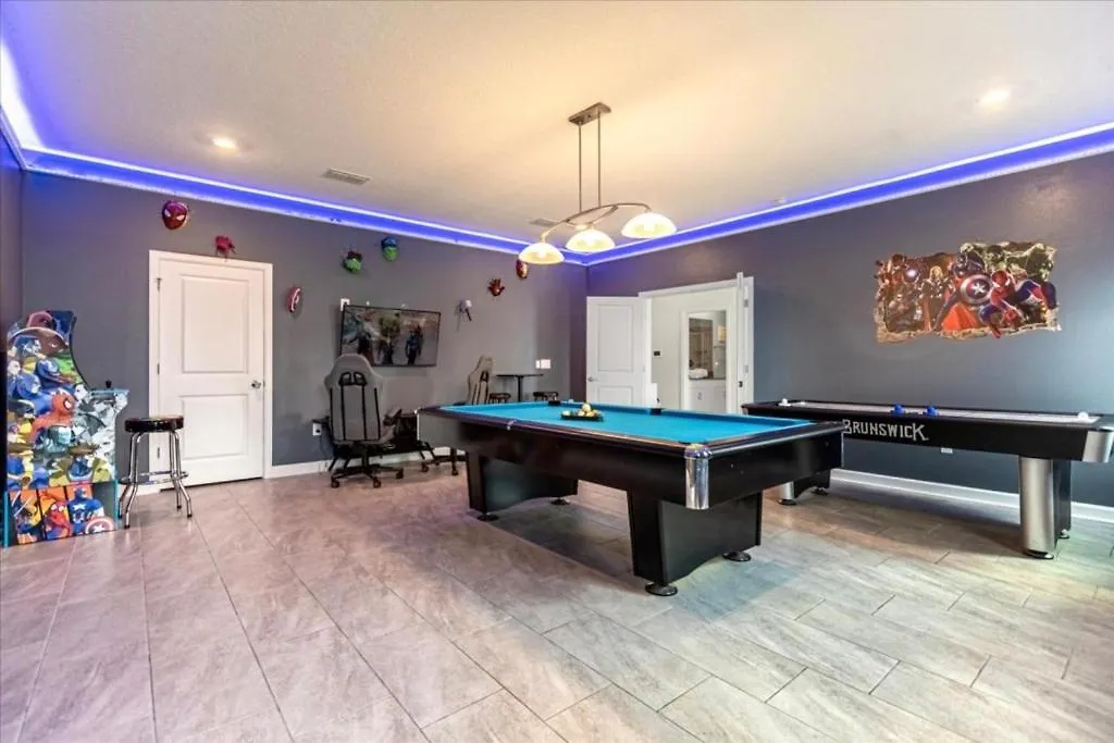 8 Bedrooms- 5 Bathrooms- Champions Gate 9004sh Holiday home *