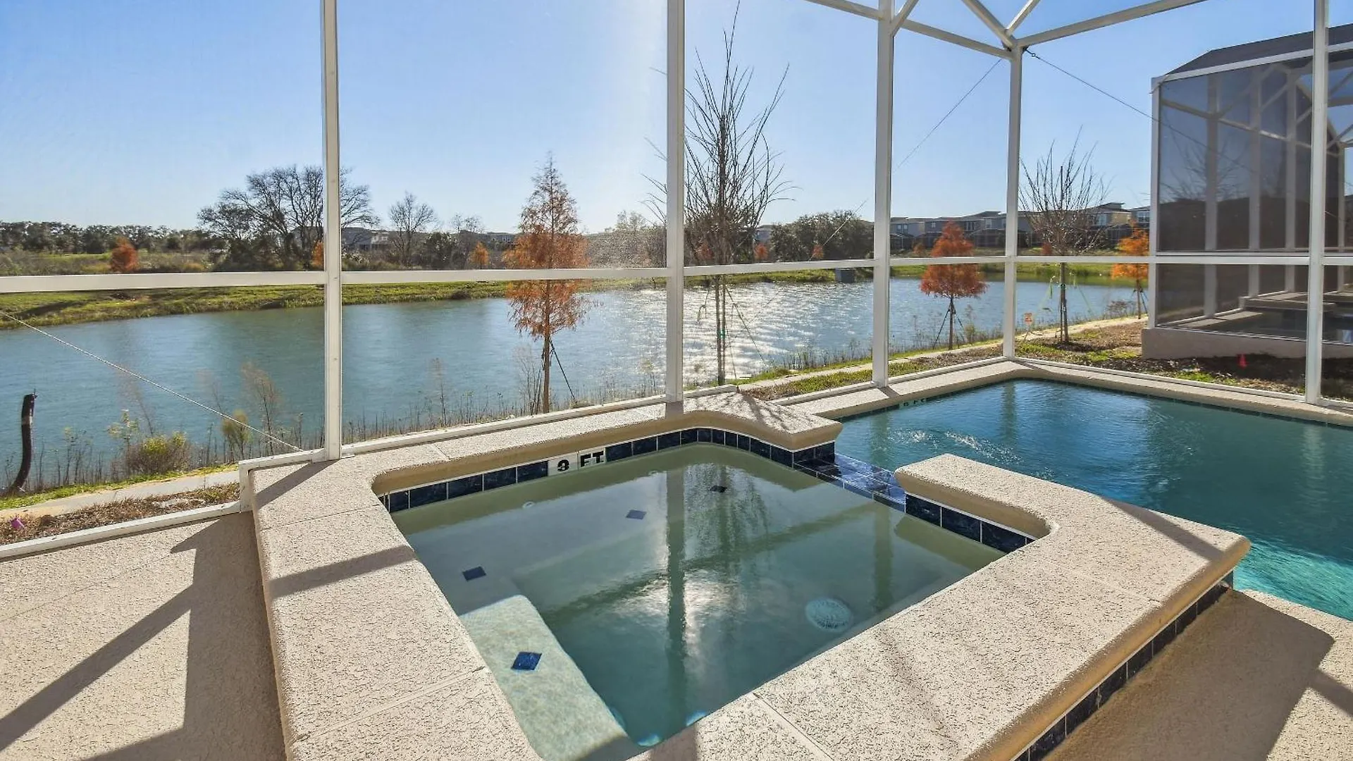 8920 - Luxuosa *vista Do Lago* C/ E Piscina Villa Kissimmee