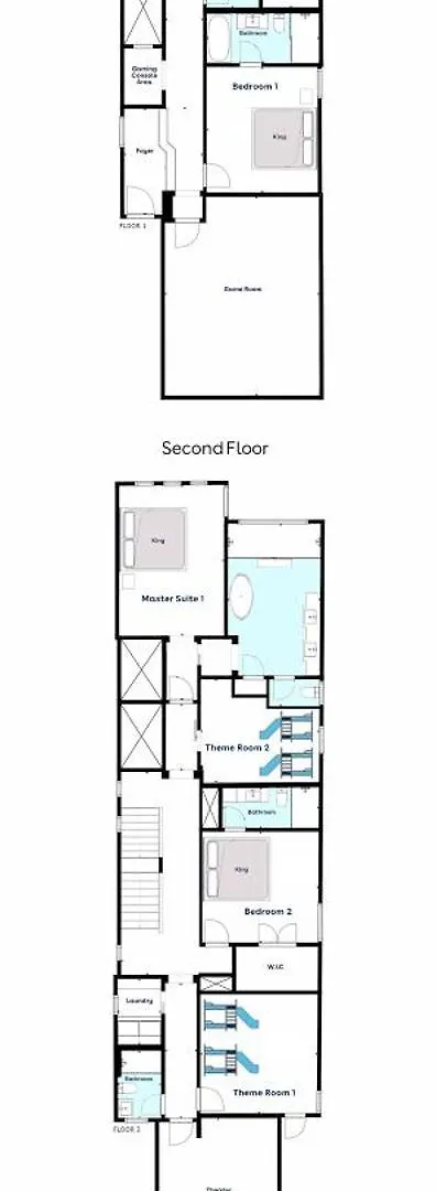 Estate With Arcade, Theater, Superhero Br, Near Parks Villa *