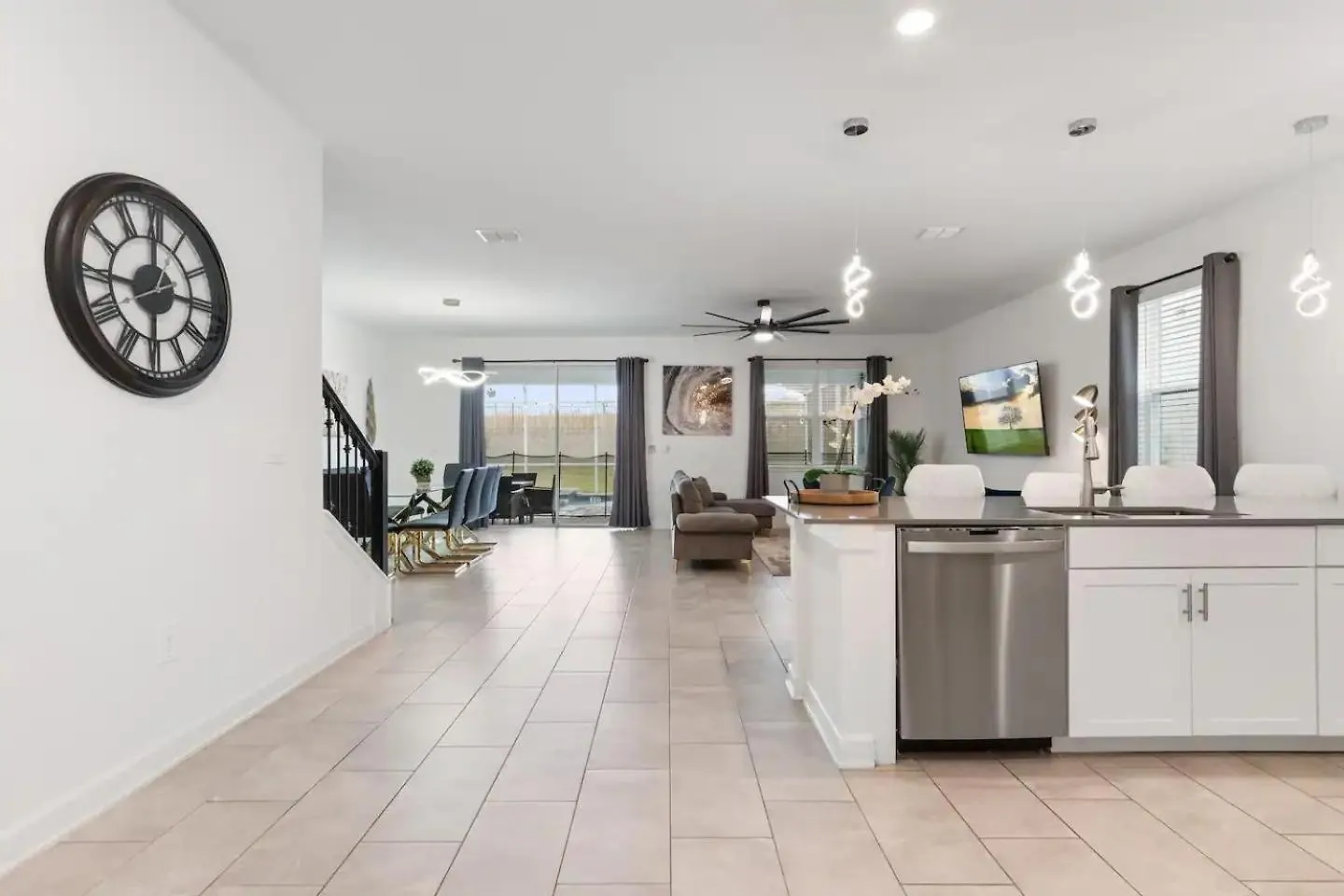 Brand New Theme 7br/5ba Game Private Pool/spa Free Pool Heat! Villa Kissimmee