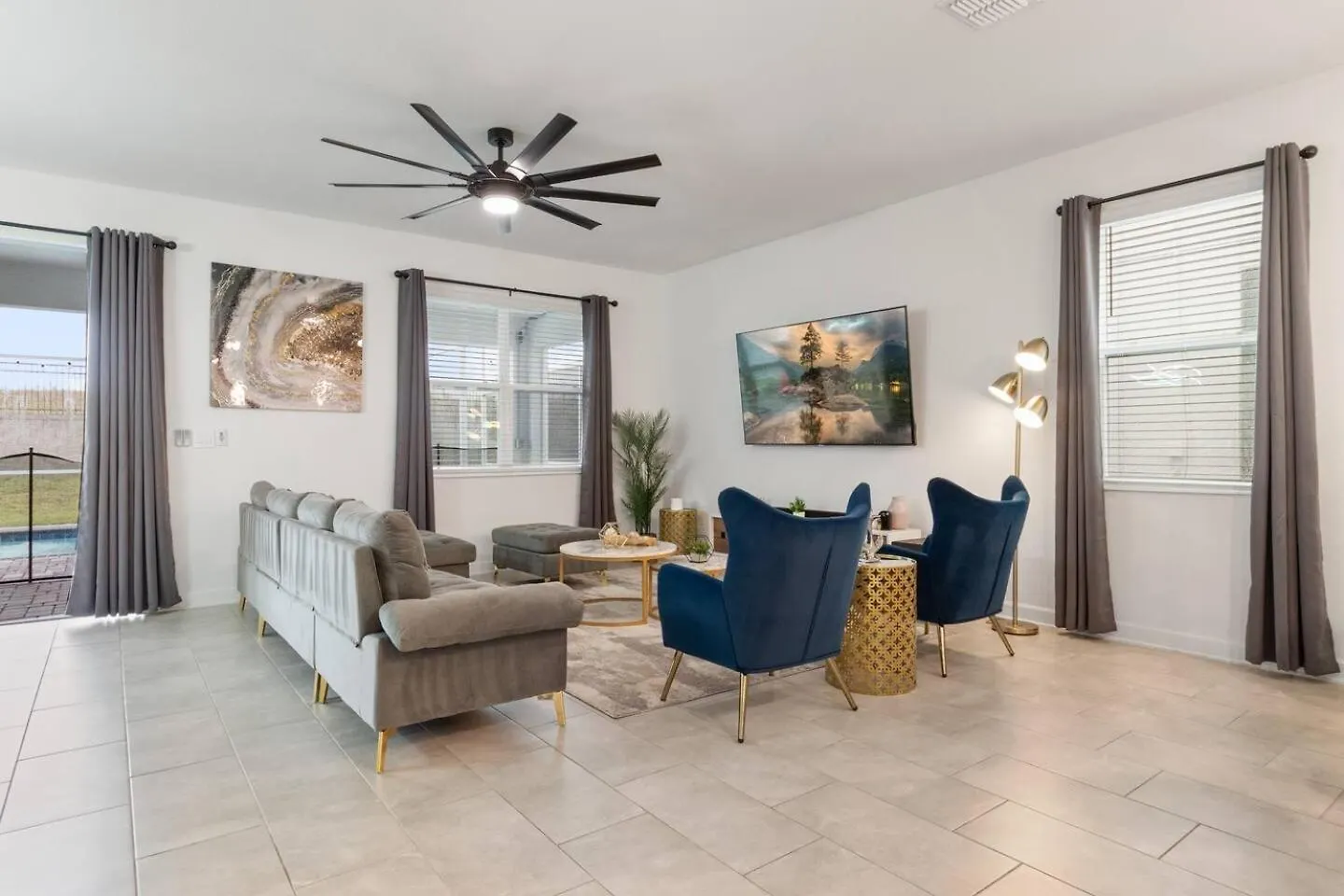 Brand New Theme 7br/5ba Game Private Pool/spa Free Pool Heat! Villa *