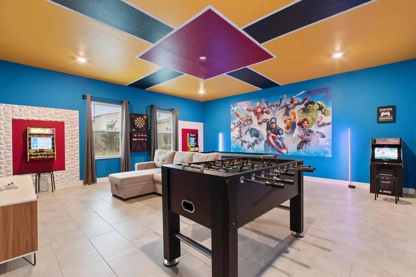 Villa Brand New Theme 7br/5ba Game Private Pool/spa Free Pool Heat! Kissimmee