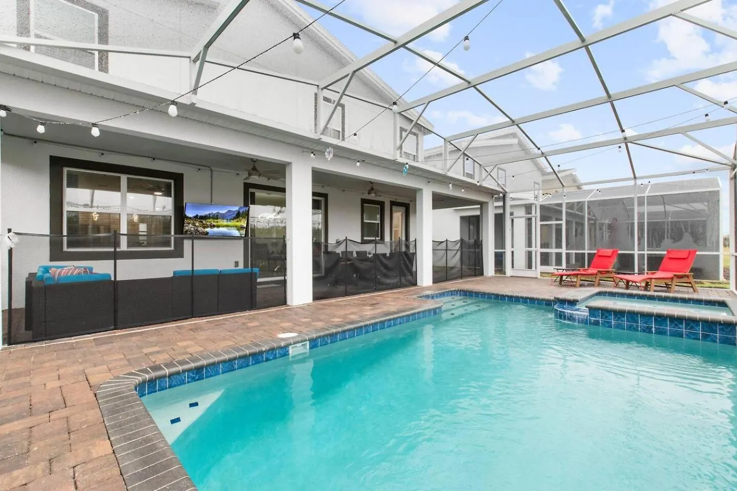 Brand New Theme 7br/5ba Game Private Pool/spa Free Pool Heat! Kissimmee
