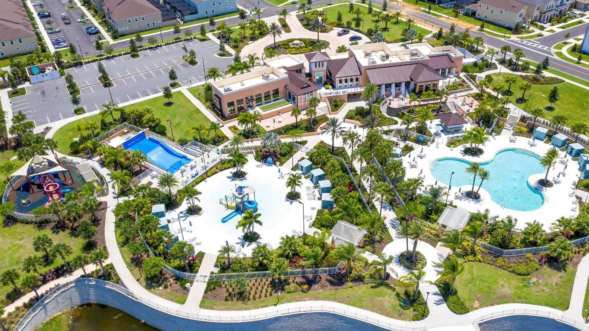 Apartment Luxury Town With Splash Pool In Solara Kissimmee