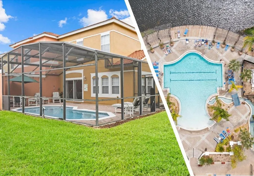 No Fee, Near Disney, 4 Bd With Private Pool Villa