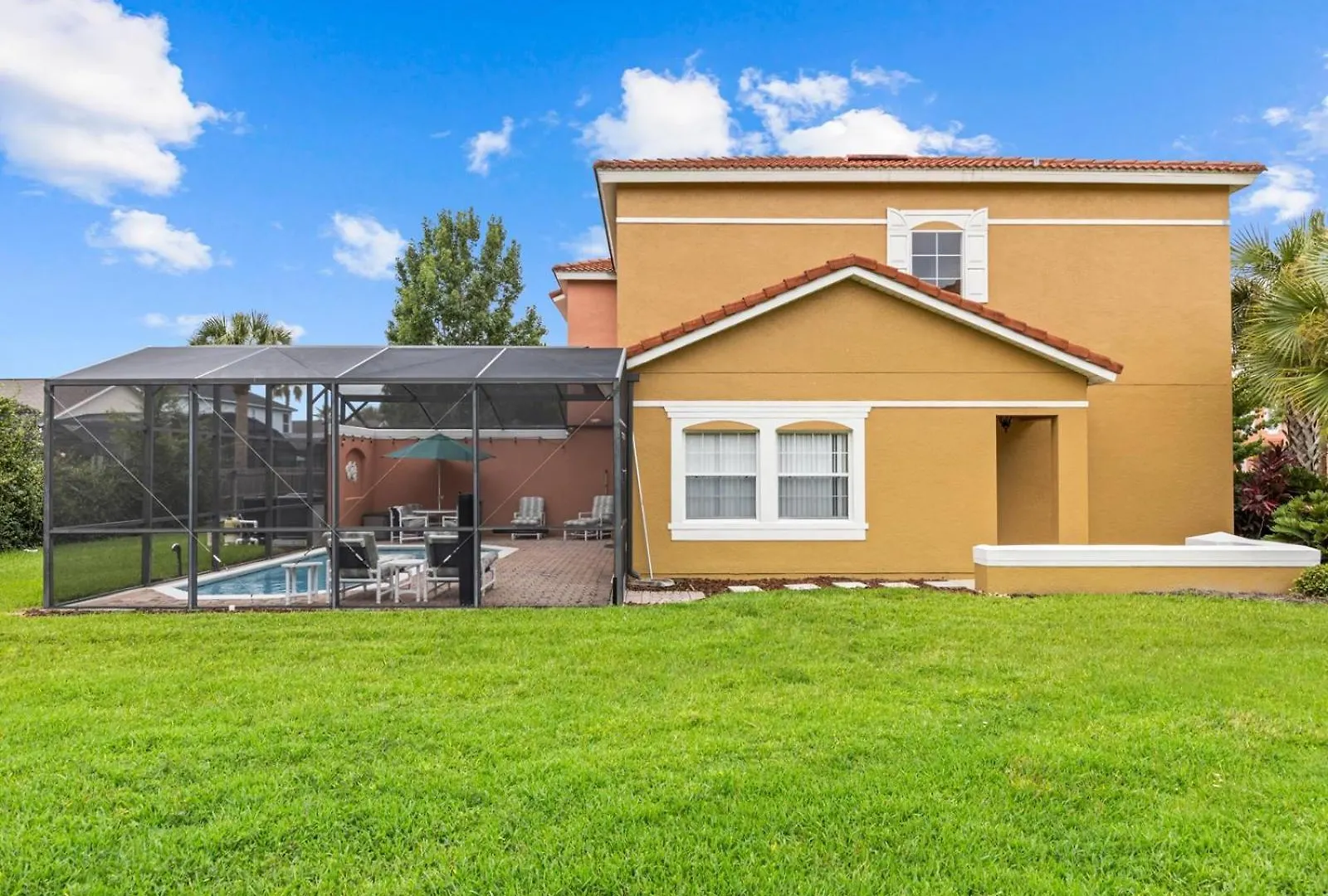 No Fee, Near Disney, 4 Bd With Private Pool Villa Kissimmee