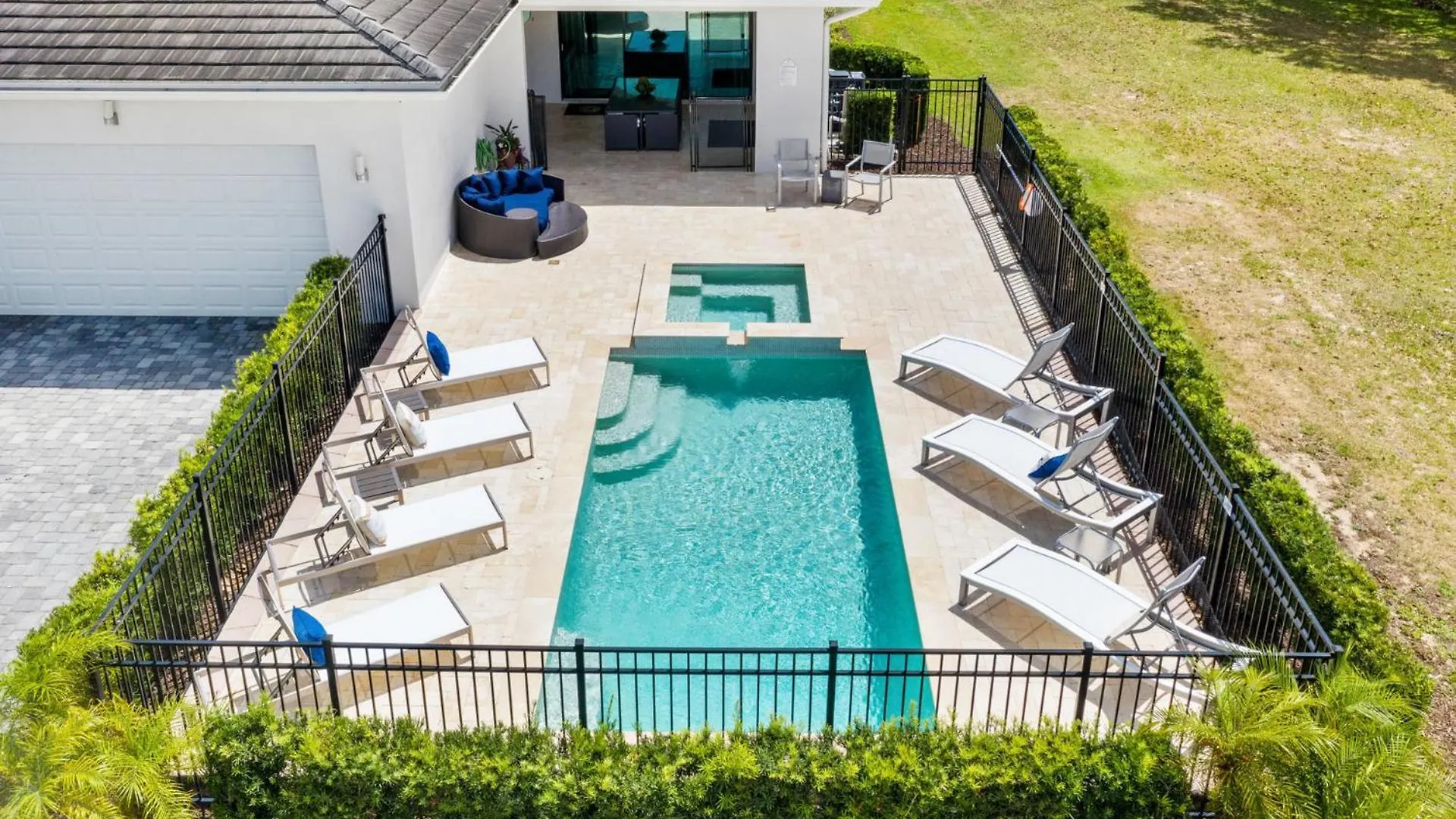 Vila 5 Star With Private Pool On Reunion And Orlando 5707 *