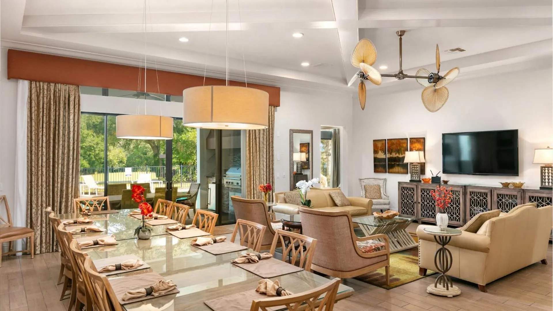 Luxury Mansion With Private Pool On Reunion And Orlando Mansion 5256 Villa
