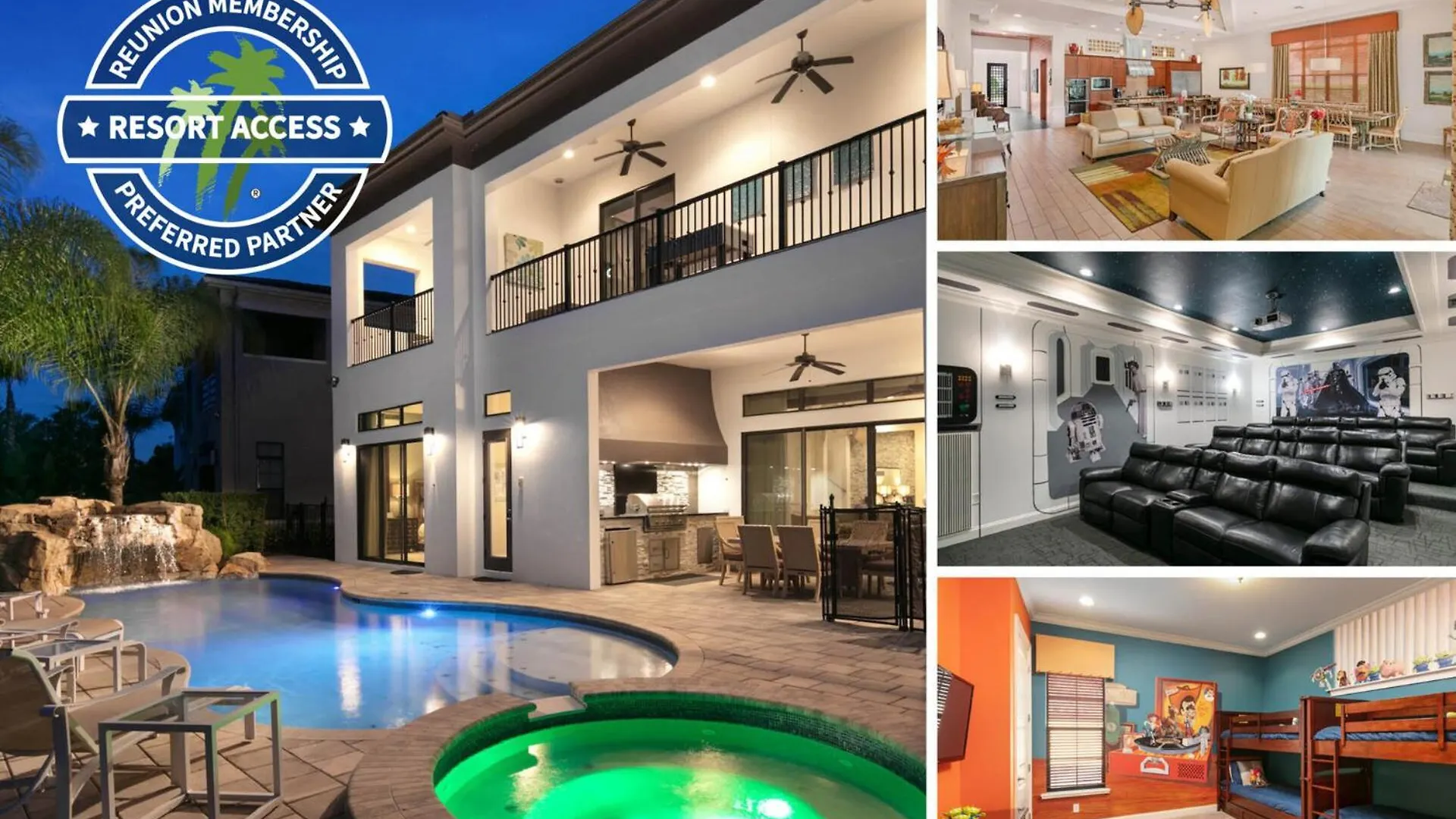 Villa Luxury Mansion With Private Pool On Reunion And Orlando Mansion 5256