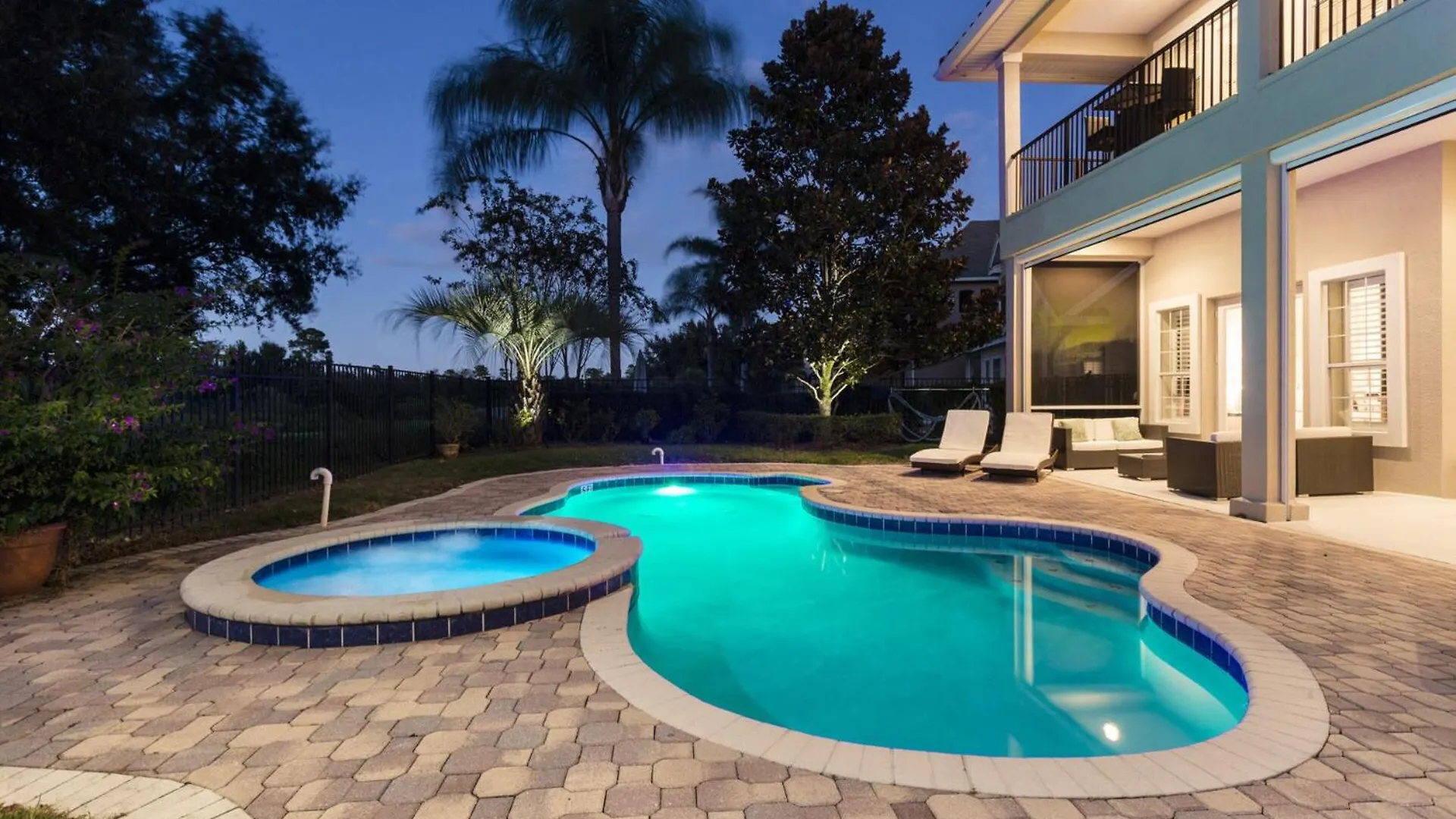 Villa 5 Star On Reunion And With Large Private Pool Orlando 5143 *