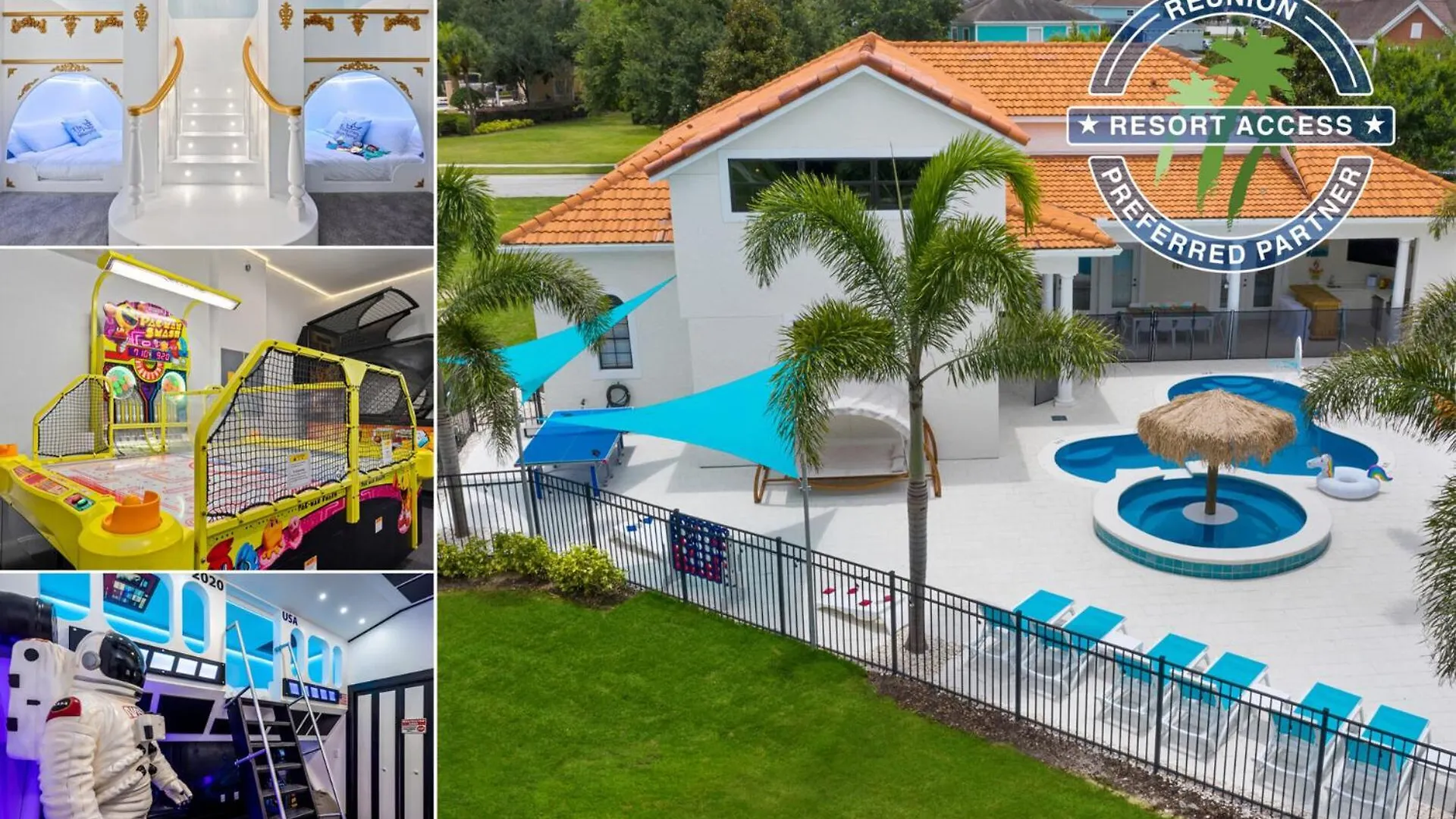 Luxury With Private Pool On Reunion And Orlando 5086