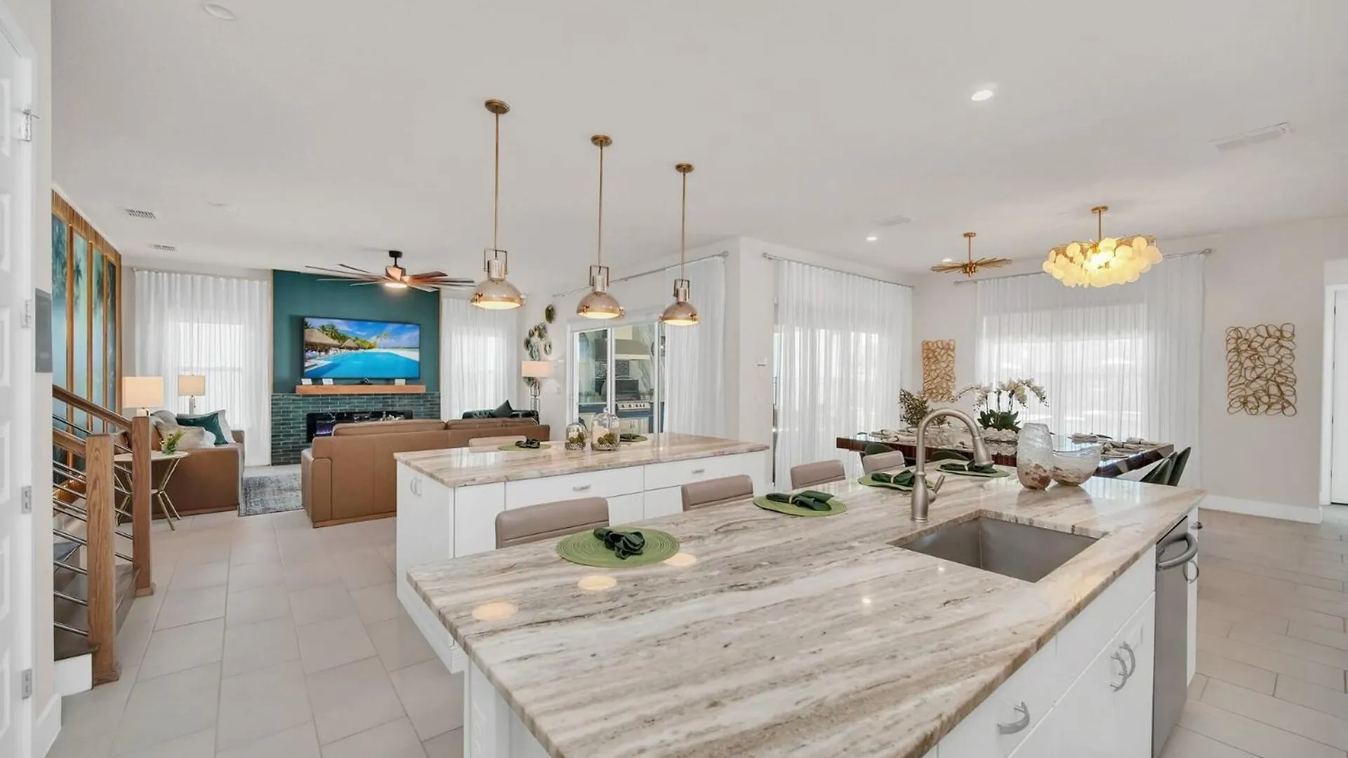 Villa Luxurious 6 Bedroom In Orlando Oasis6635 Kissimmee