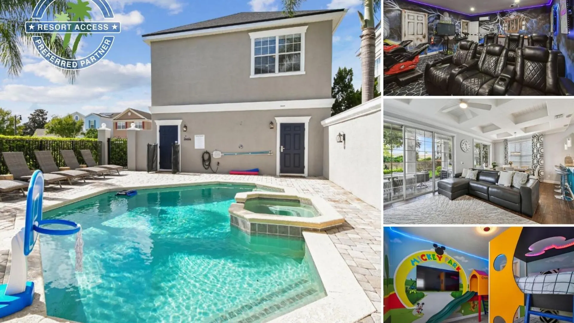 Villa Spectacular 5 Bedroom In Prime Orlando Location6629 *