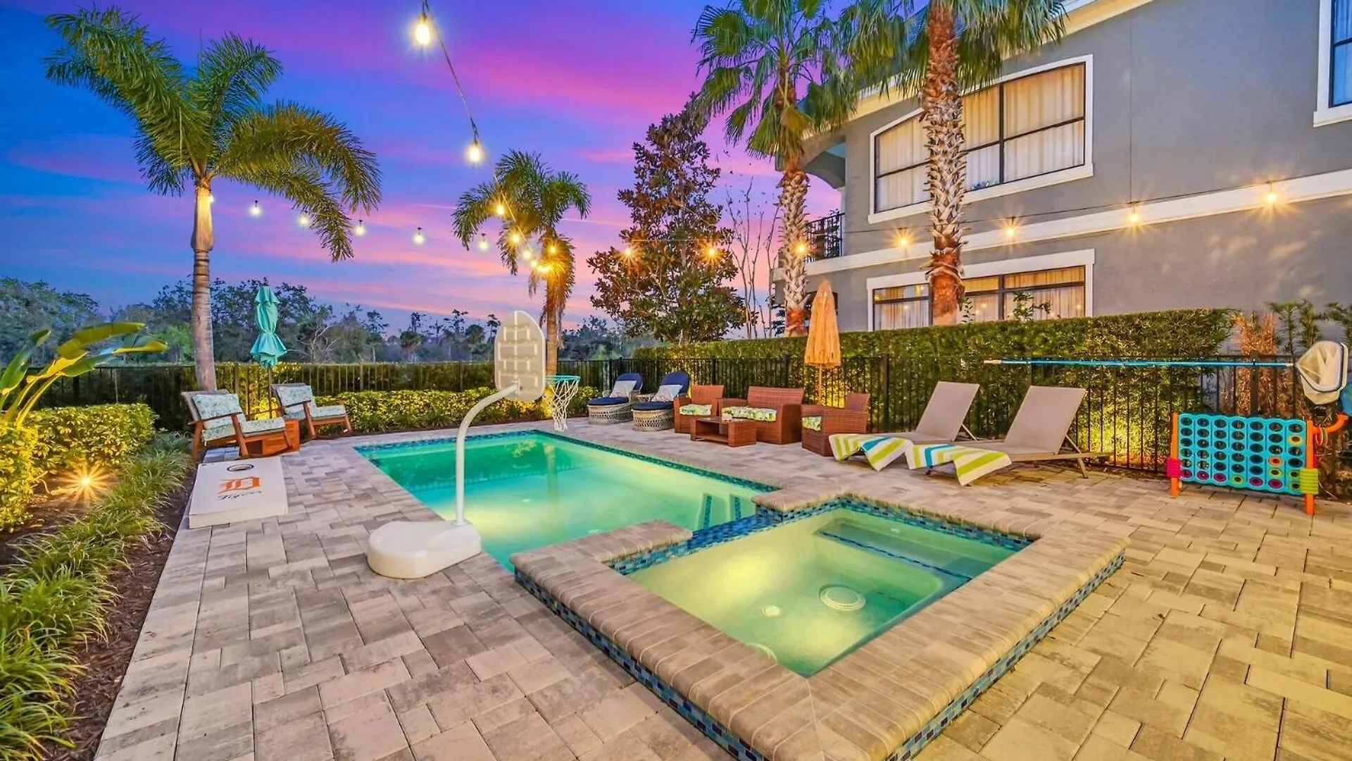 Elegant 4 Bedroom Oasis In Orlando6613 Villa Kissimmee