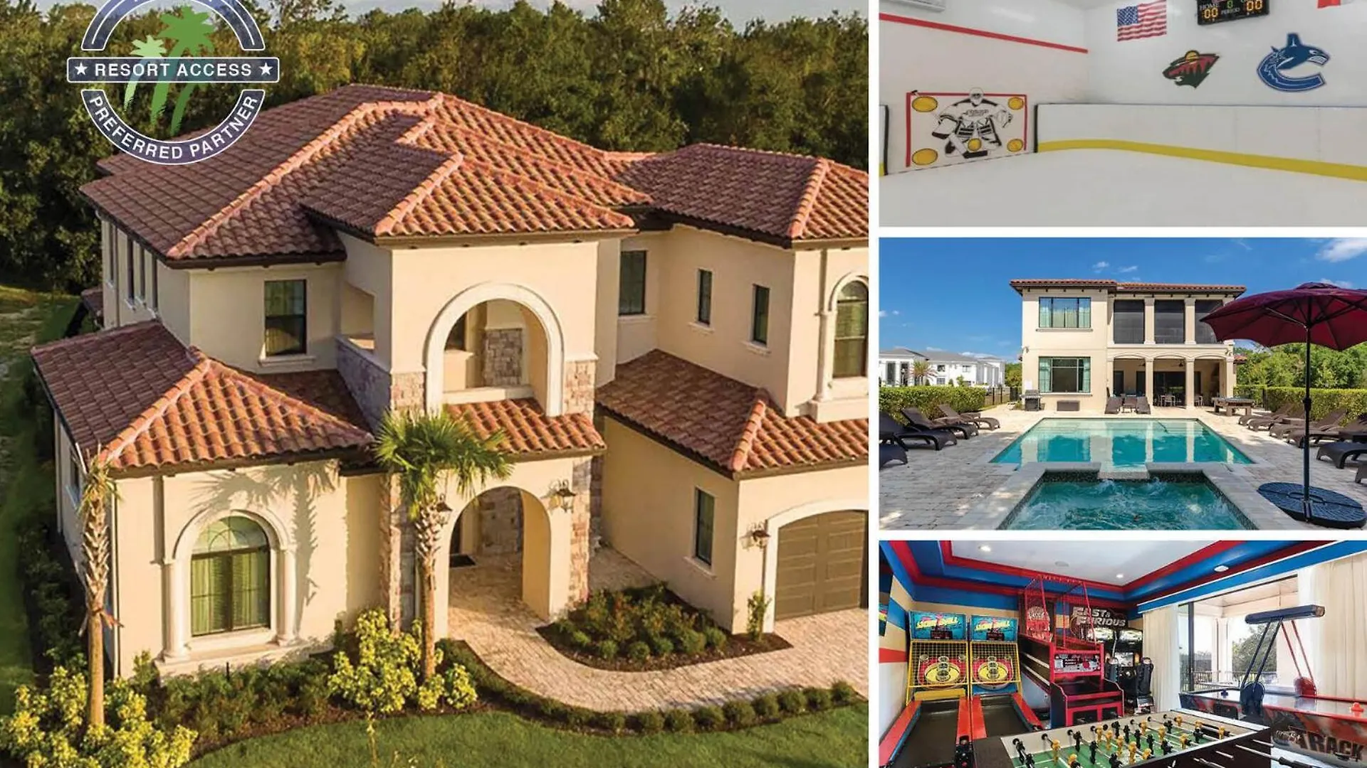 Villa Elegant 7 Bedroom Oasis In Orlando6595