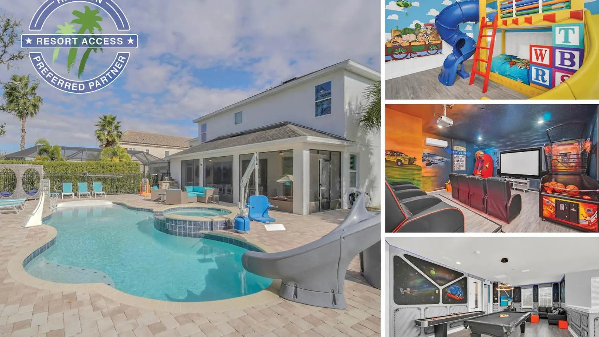 Dreamy 8 Bedroom In Orlando6594 Villa