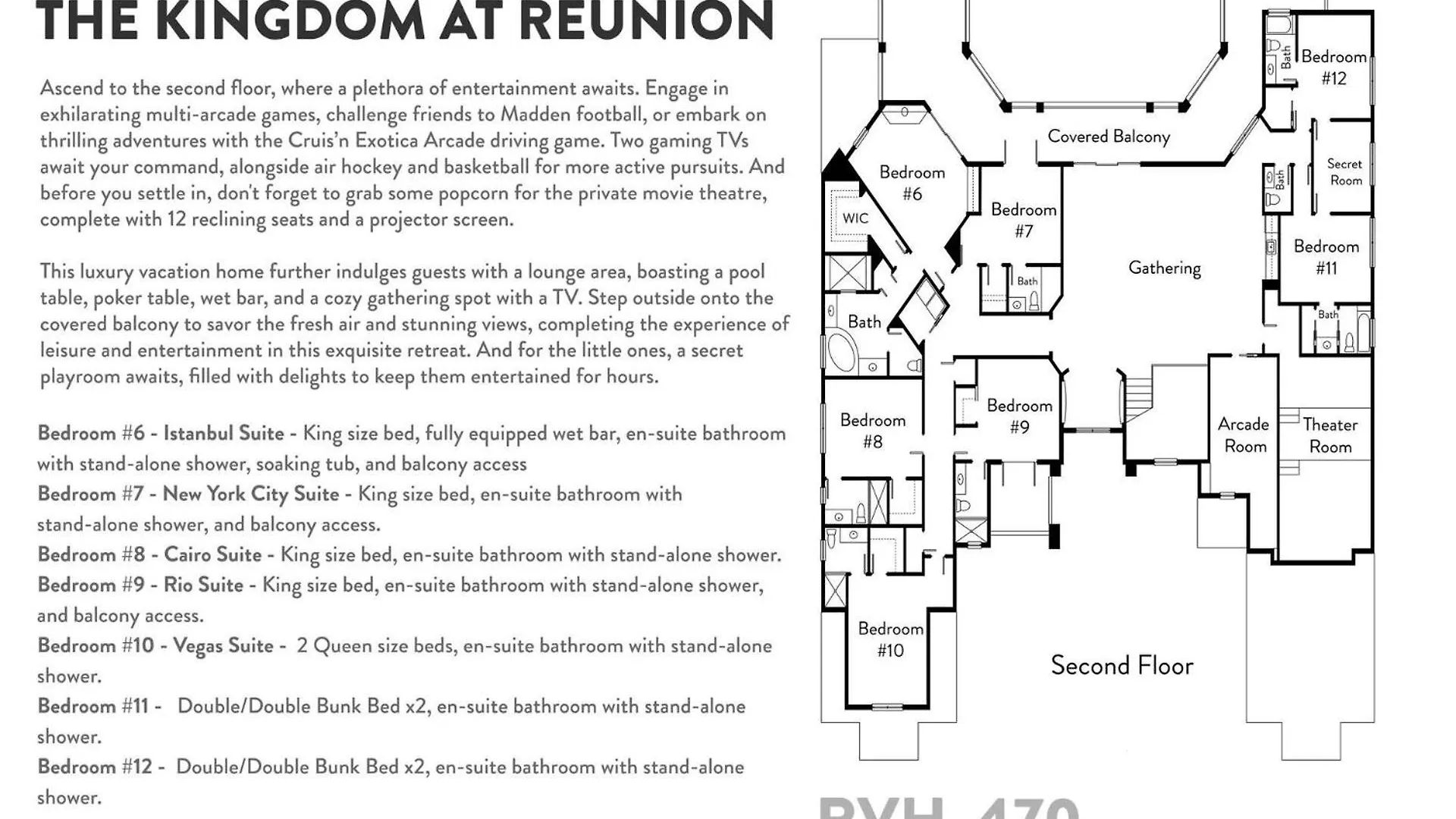 Villa Luxurious 12 Bedroom In Orlando Paradise6585 Kissimmee