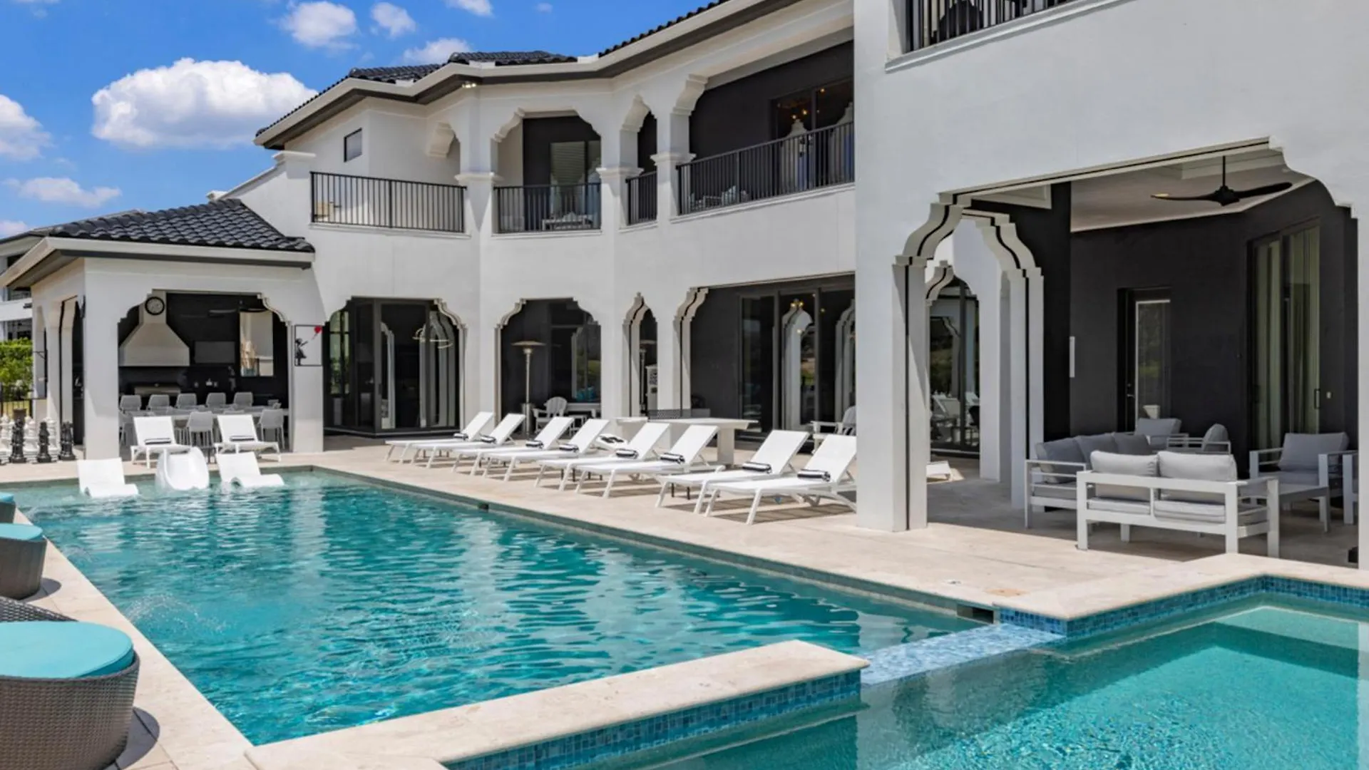 Luxurious 12 Bedroom In Orlando Paradise6585 Villa Kissimmee