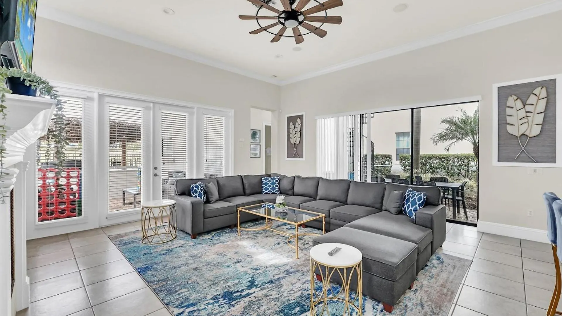 Luxury Living: 6 Bedroom In Orlando6555 Villa Kissimmee