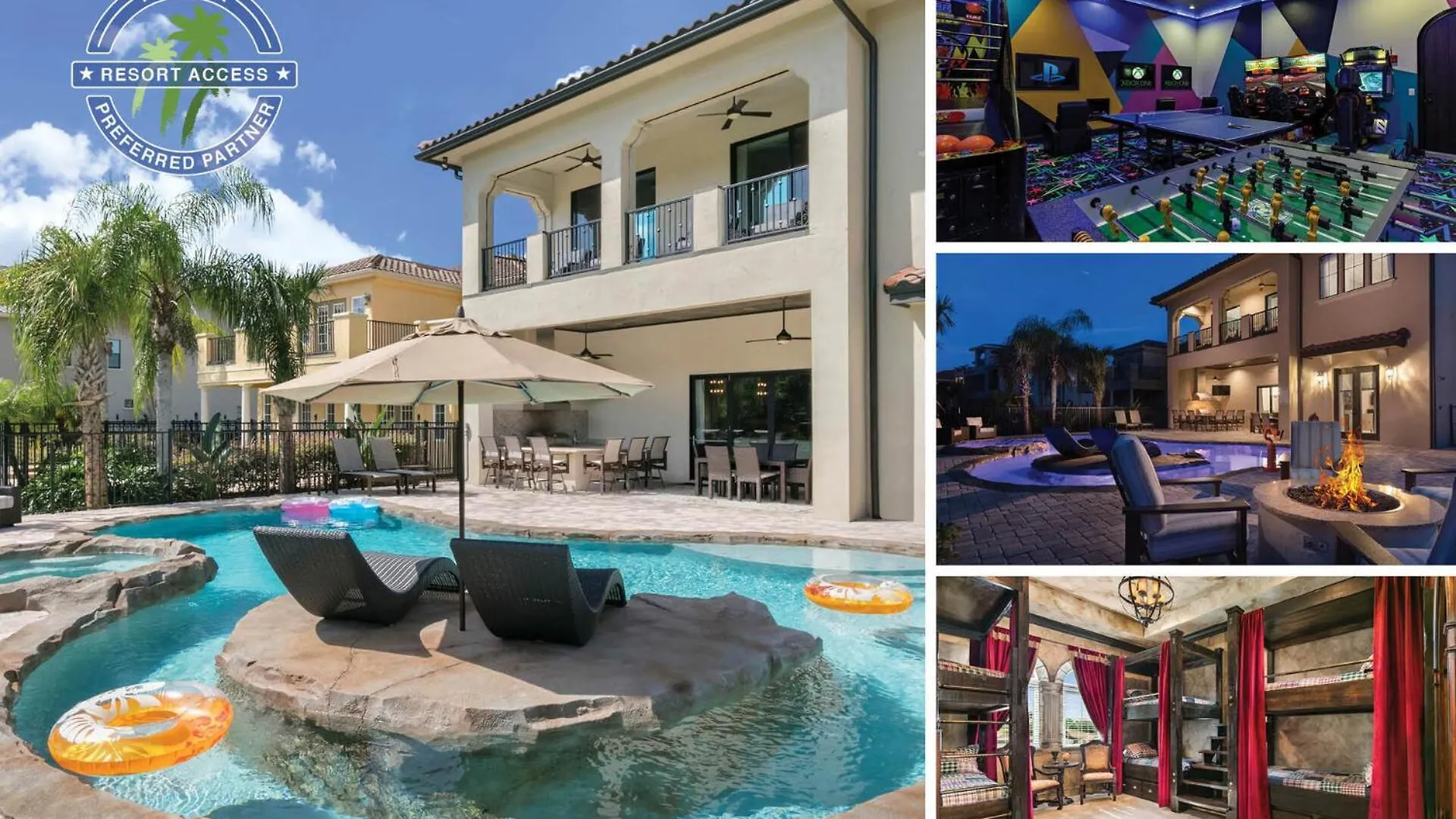 Dreamy 9 Bedroom Retreat In Orlando6542 Villa *