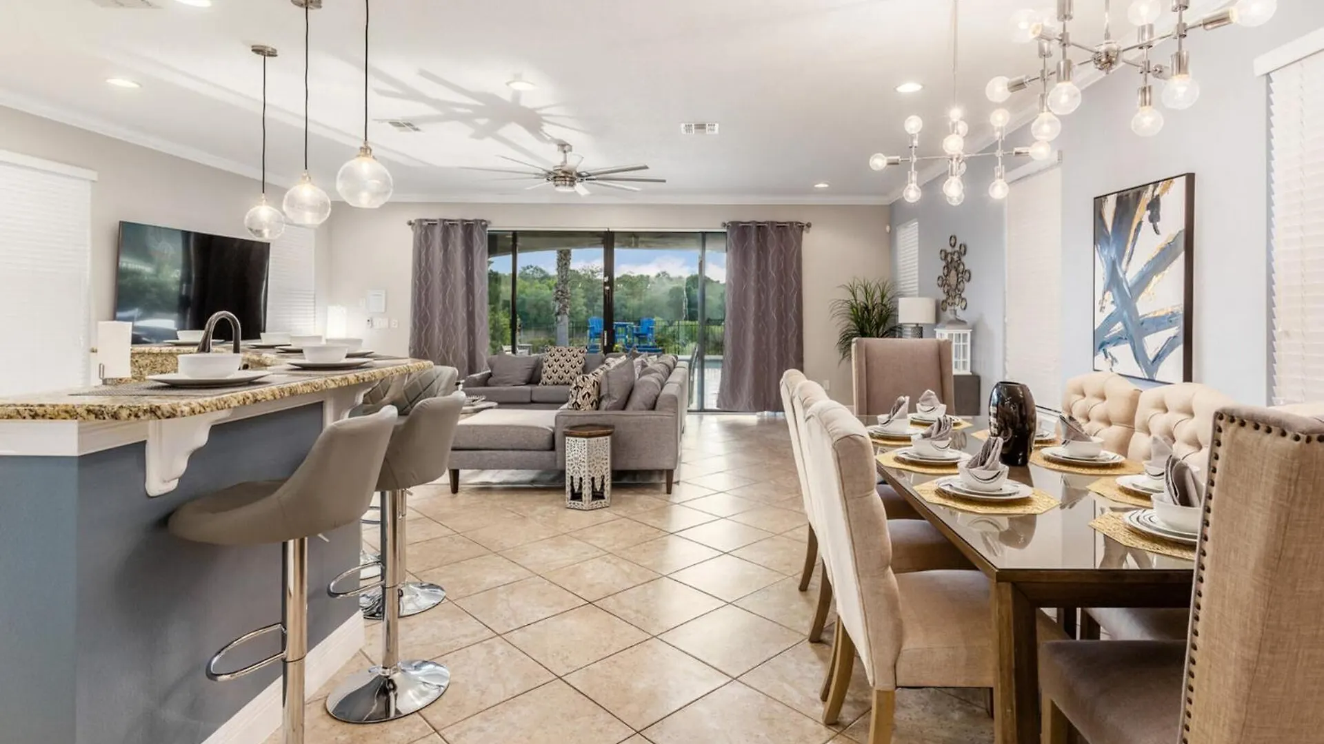 Villa Luxurious 5 Bed In Orlando6539 *