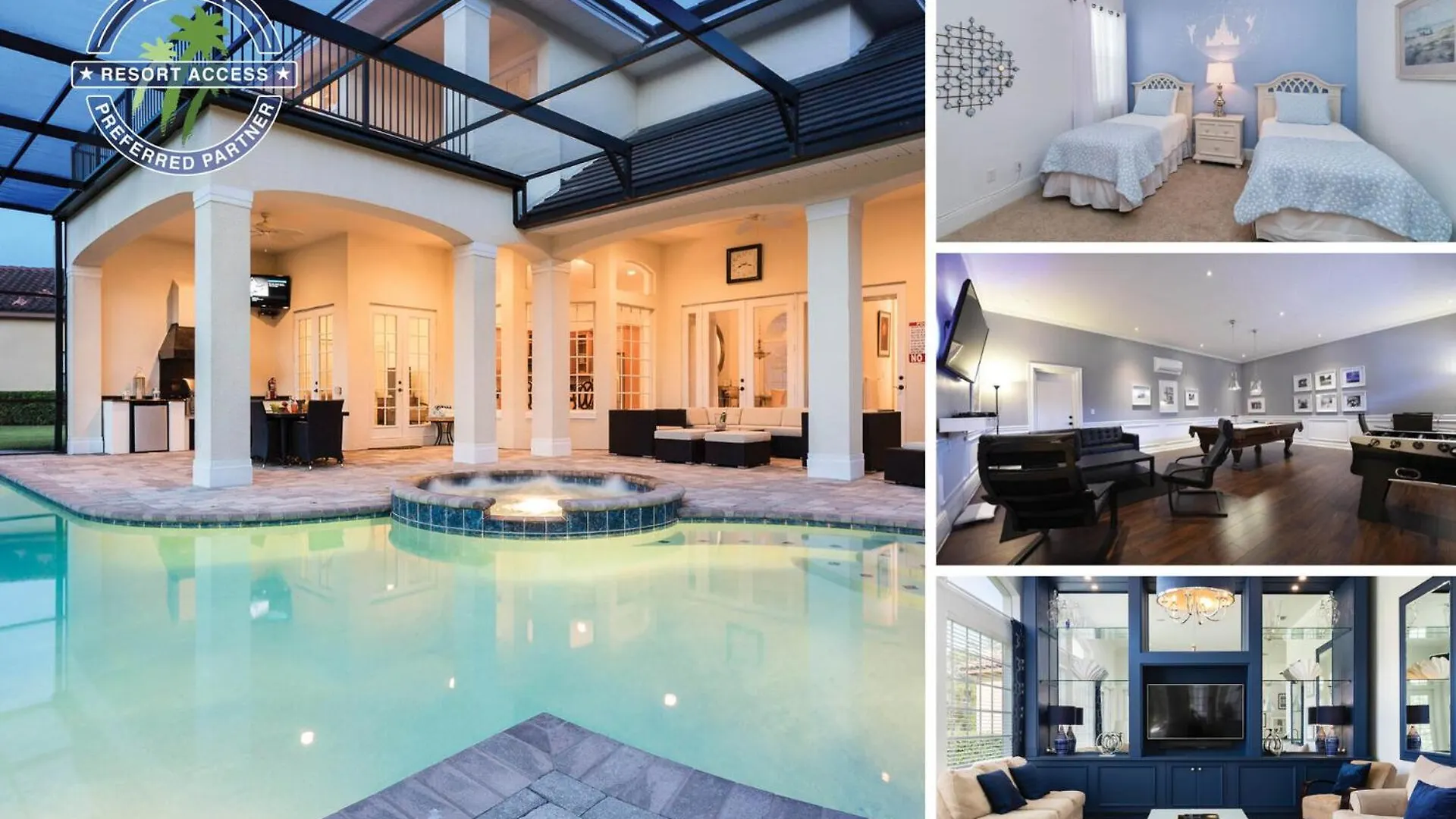 Dreamy 7 Bedroom In Orlando6517 Villa Kissimmee