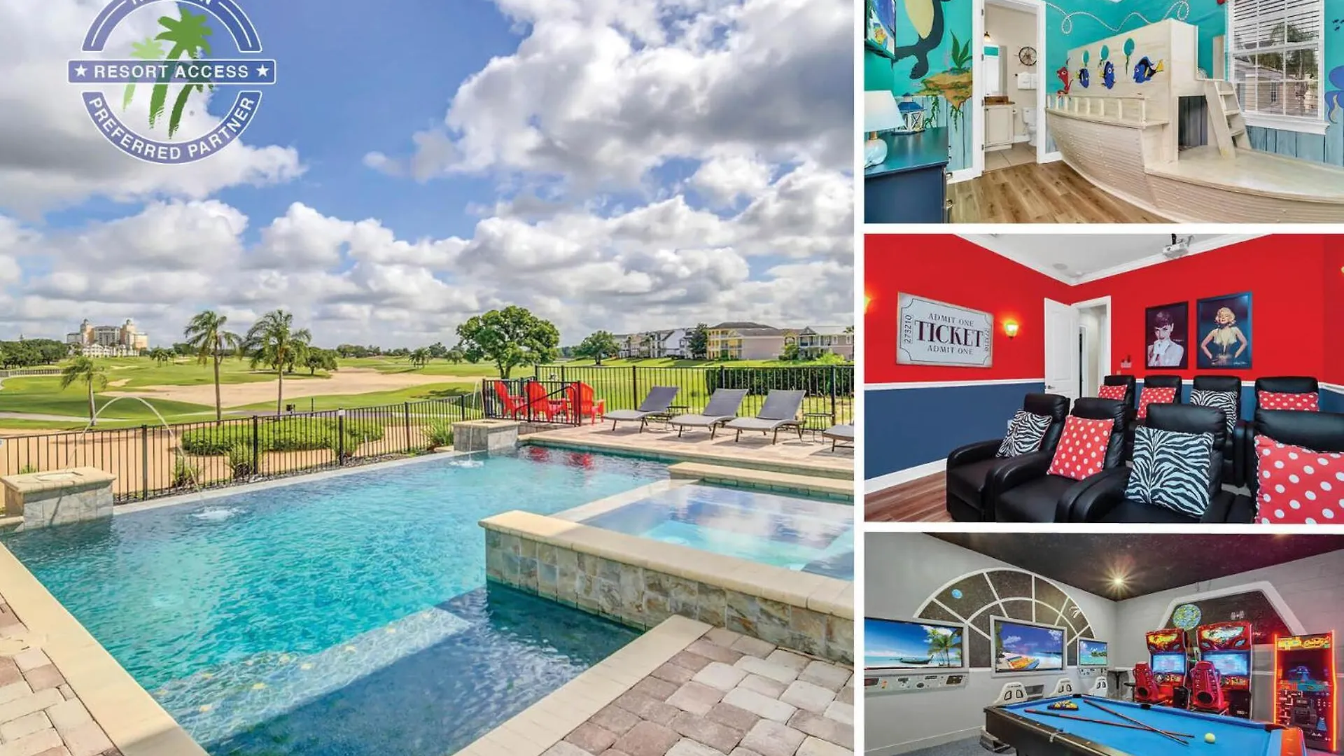 Orlando Oasis: 7 Bedroom Villa6514 Villa Kissimmee