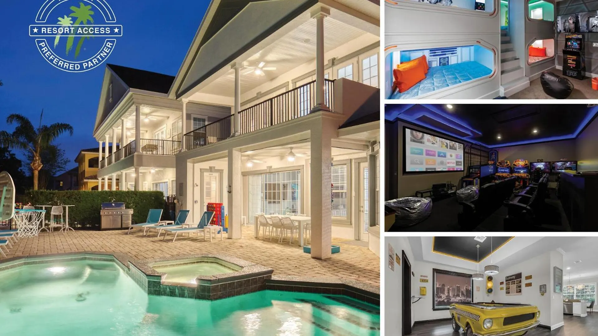 Villa Dreamy 5 Bedroom In Orlando6507 *