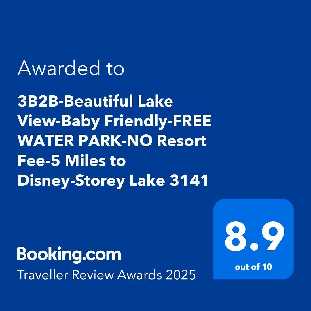 3b2b-beautiful View-baby Friendly-free Water Park!no Fee-5 Miles To Disney-storey 3141