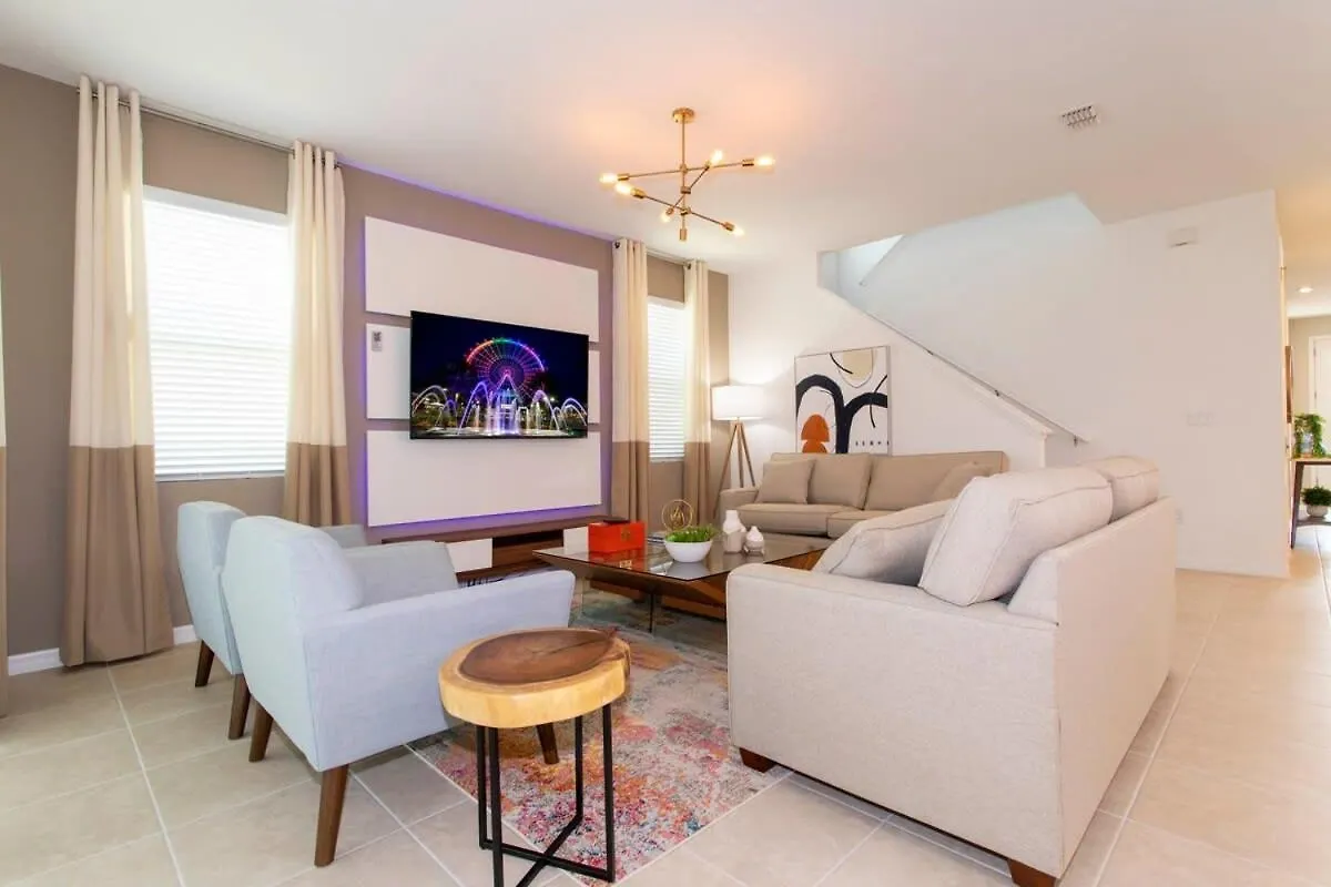 Wonderful 6 Bd W/ Game And Pool 8991 Casa de Férias Kissimmee