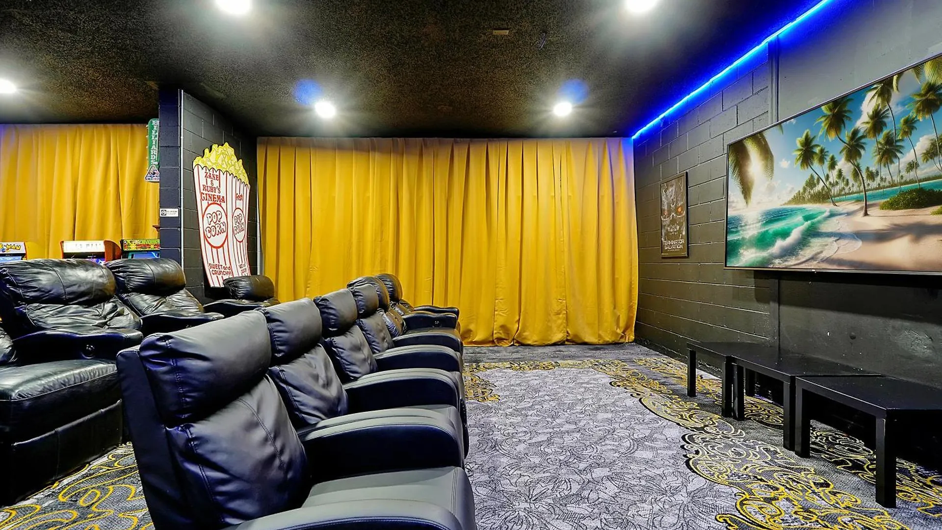 Waterfront Showcasing A Theater, Games Room, And A Private Pool *