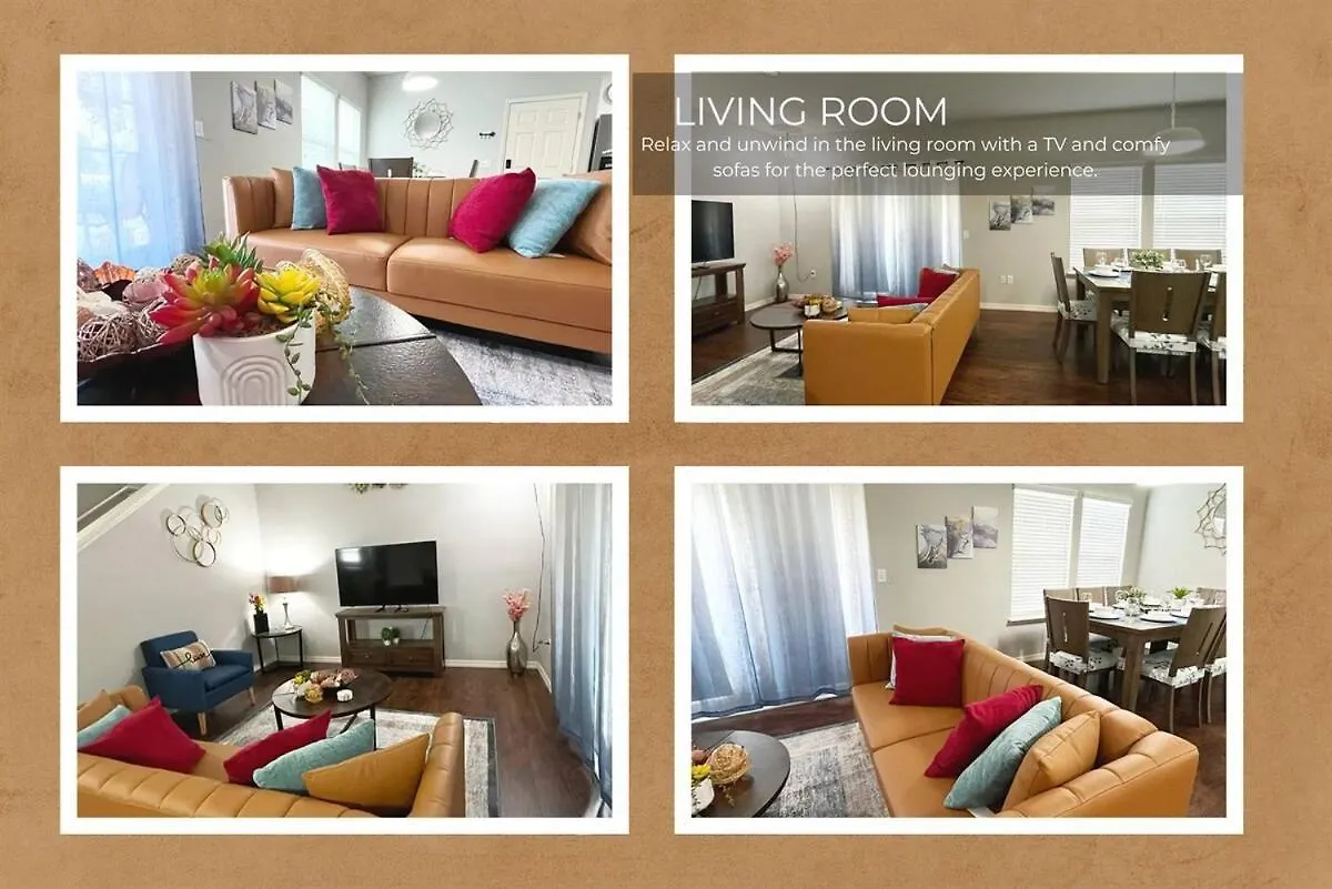 Spacious 4-bedroom Family Retreat Near Disneyland! Holiday home Kissimmee