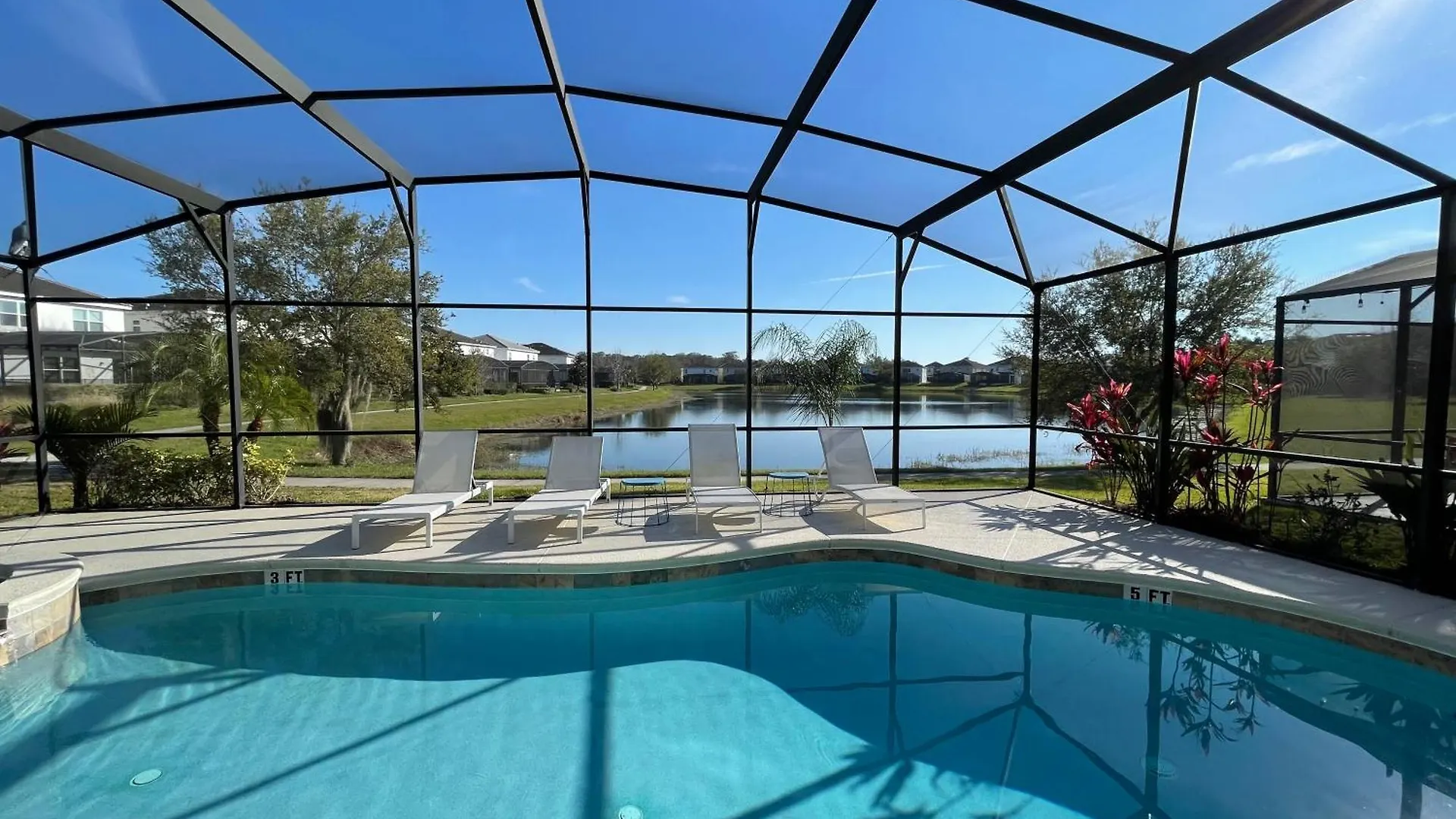 别墅 #372-welcome To Lightwater Villa, Your Modern Vacation Home! South-facing Pool & Overlooking