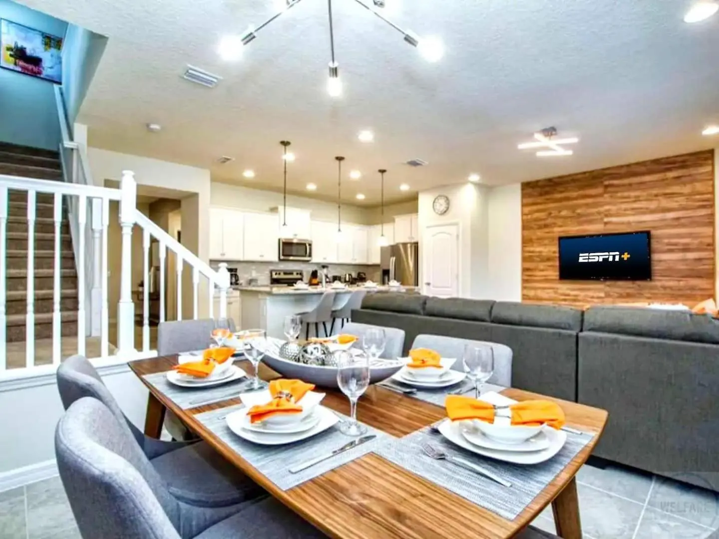 度假居 Lovely 5br4ba W Private Heated Pool & Bbq Grill *