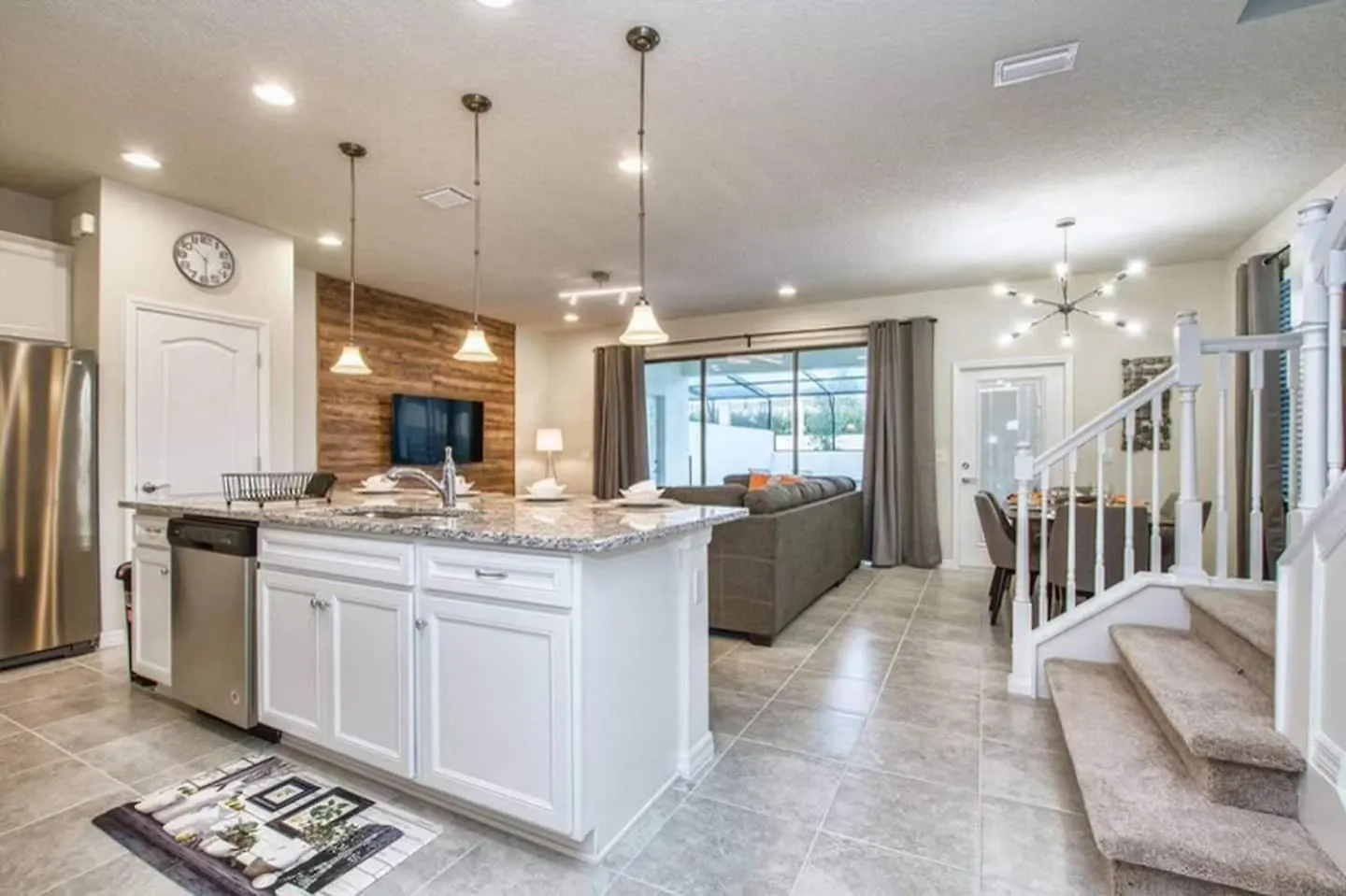 度假居 Lovely 5br4ba W Private Heated Pool & Bbq Grill 基西米